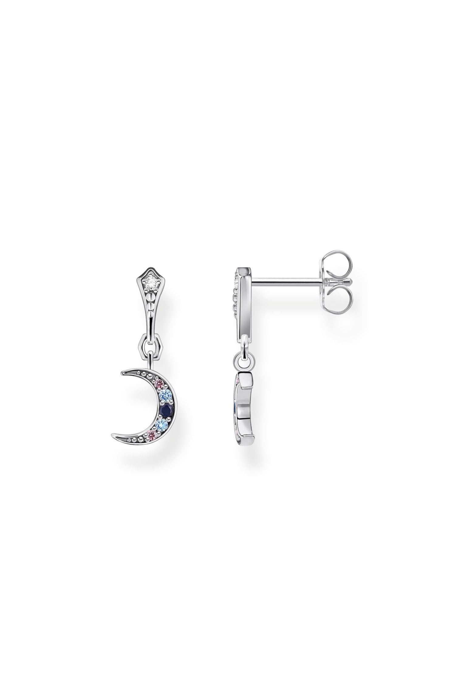 Thomas Sabo Royalty Moon II hopeiset korvakorut Default Title