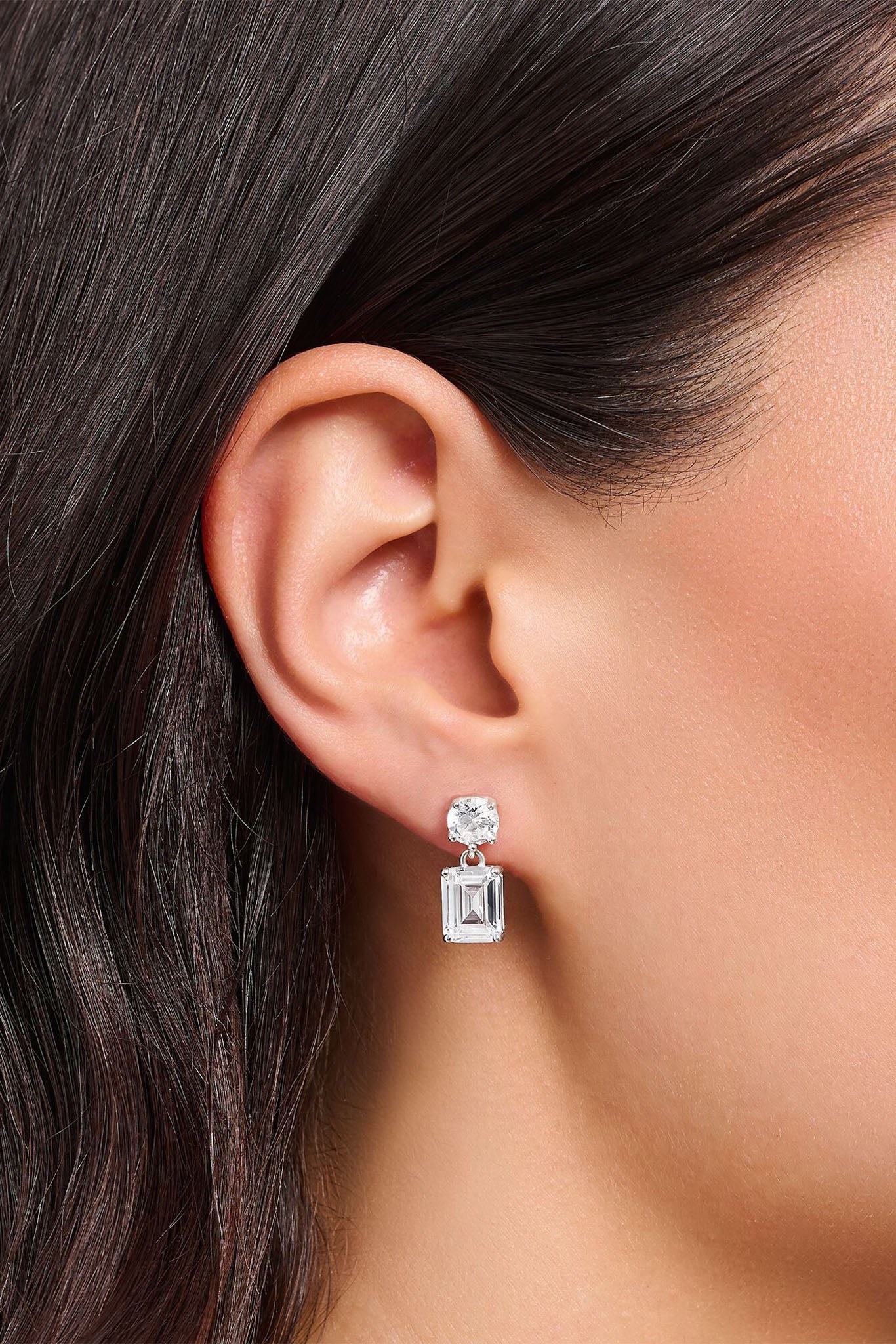 Thomas Sabo Zirconia hopeiset korvakorut