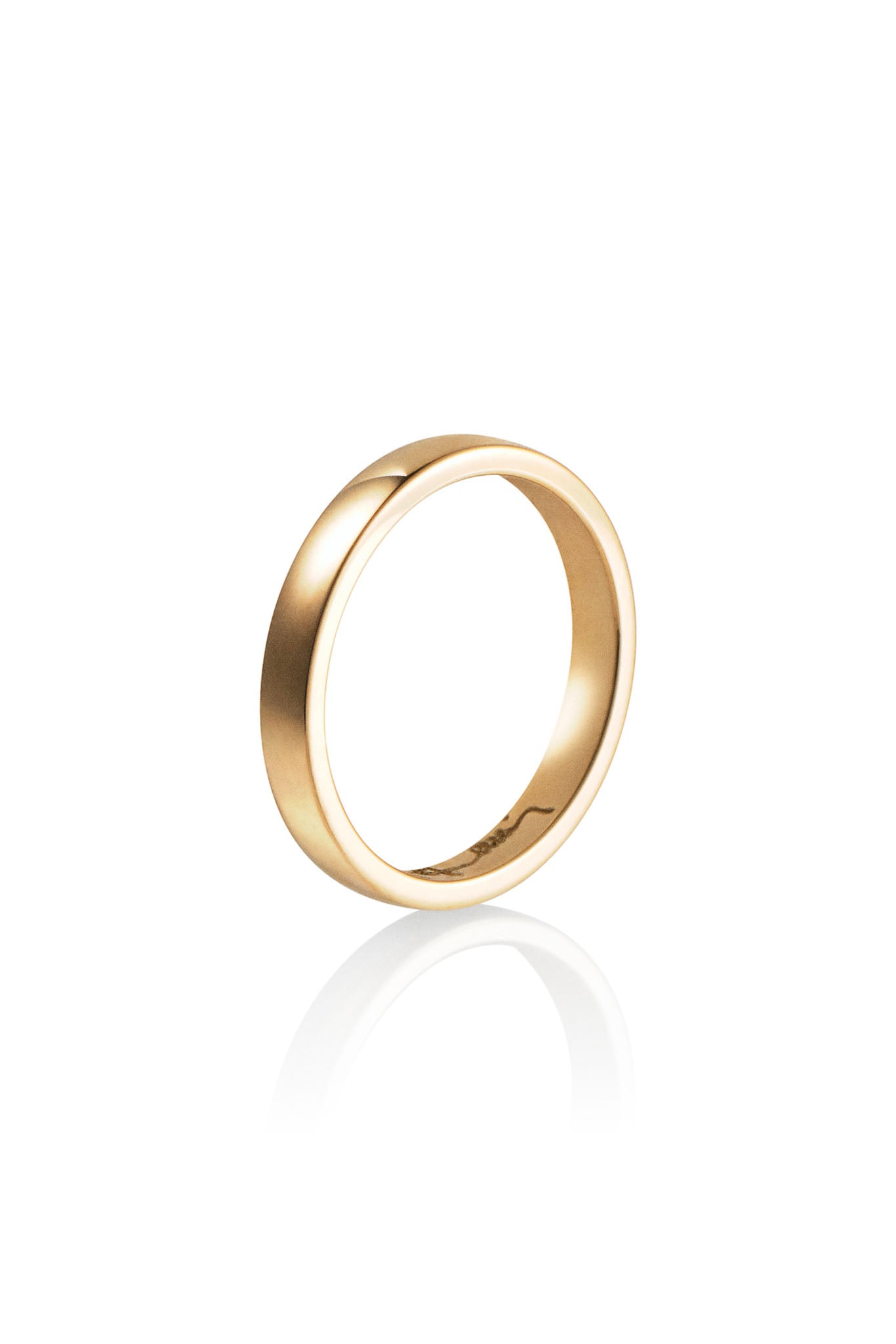 Efva Attling Half Round Thin Ring kultainen sormus