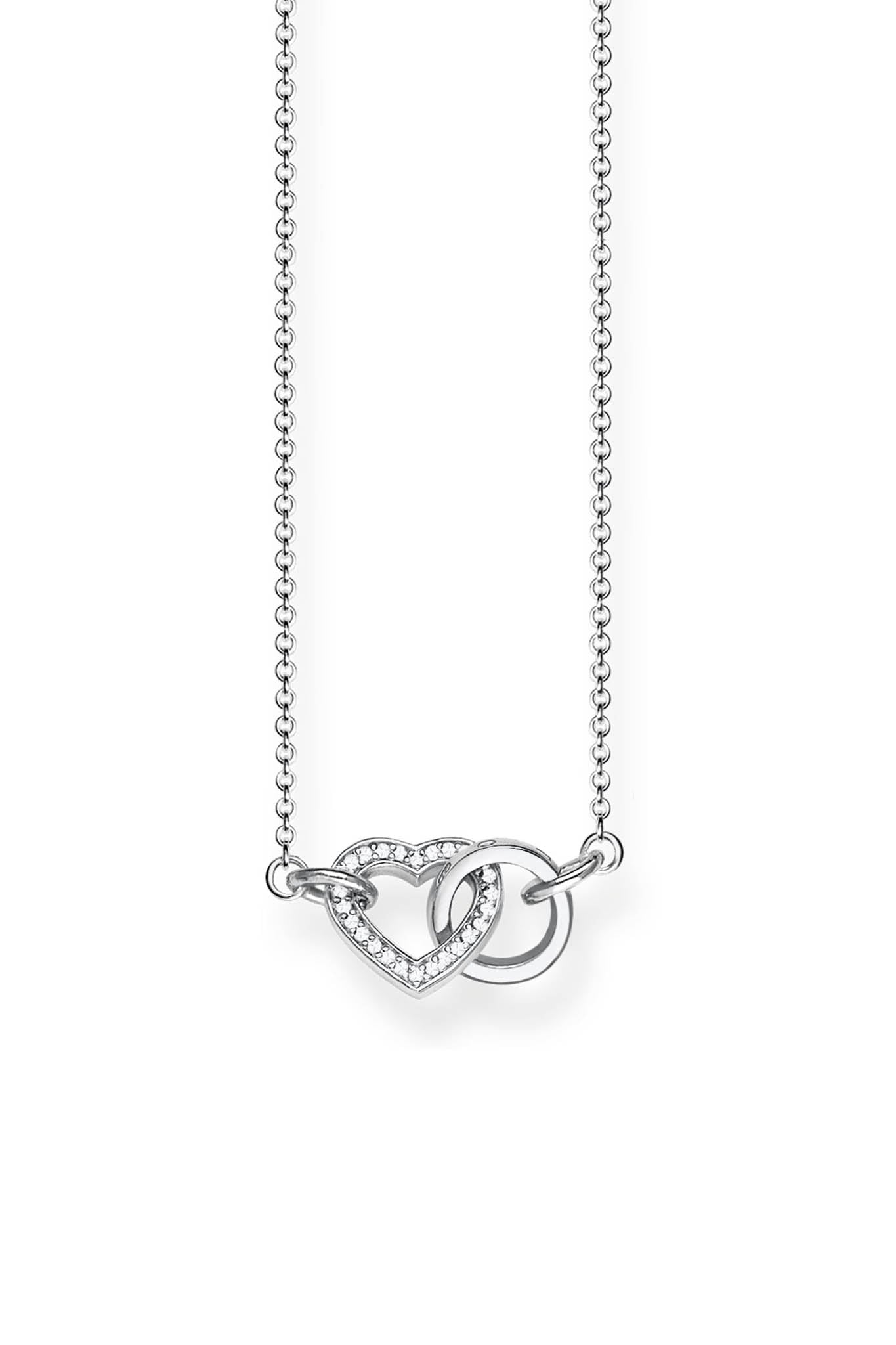 Thomas Sabo Heart together hopeinen kaulakoru Säädettävä:40/45cm