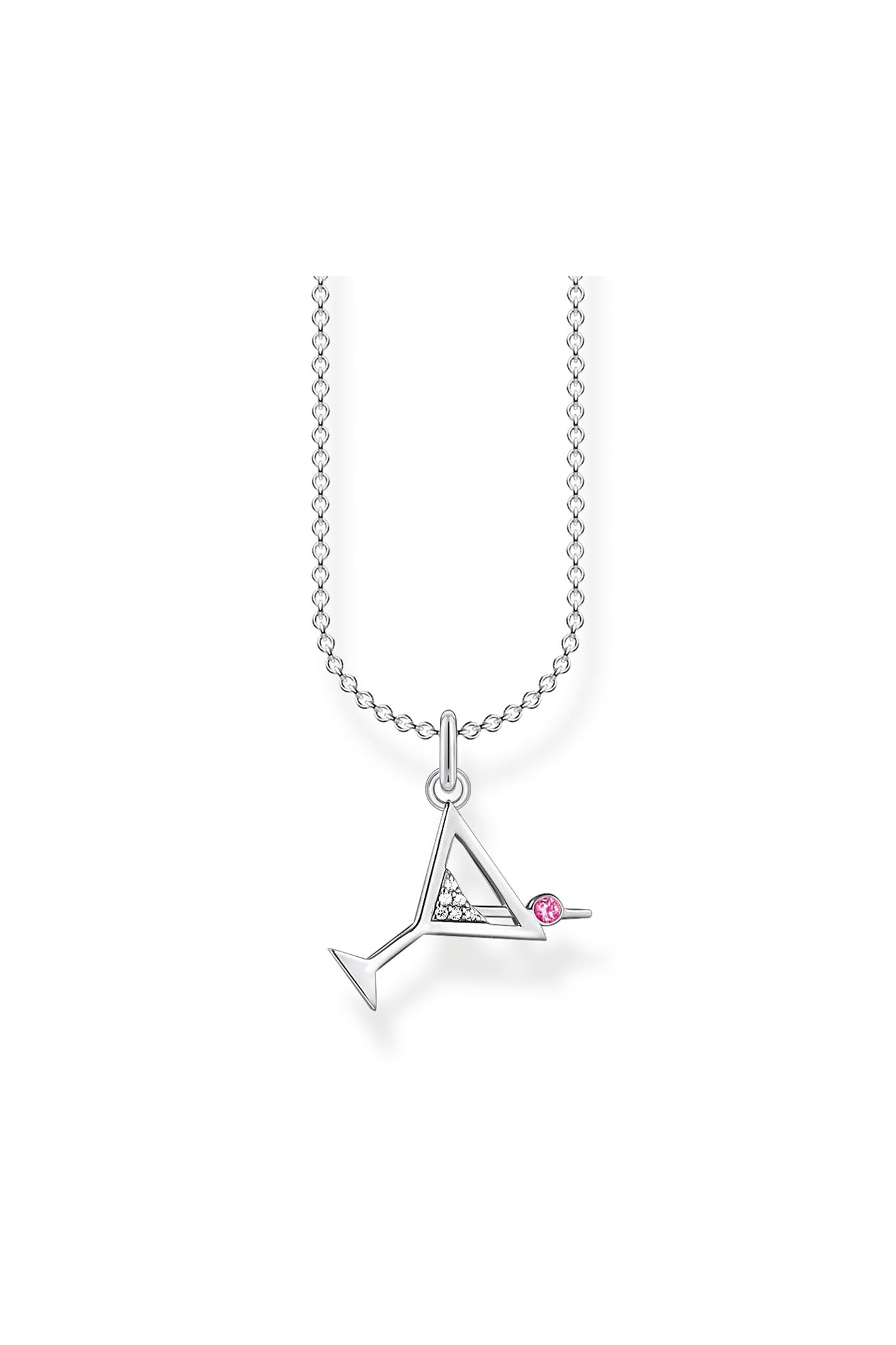 Thomas Sabo Cocktail hopeinen kaulakoru Säädettävä:38/45cm