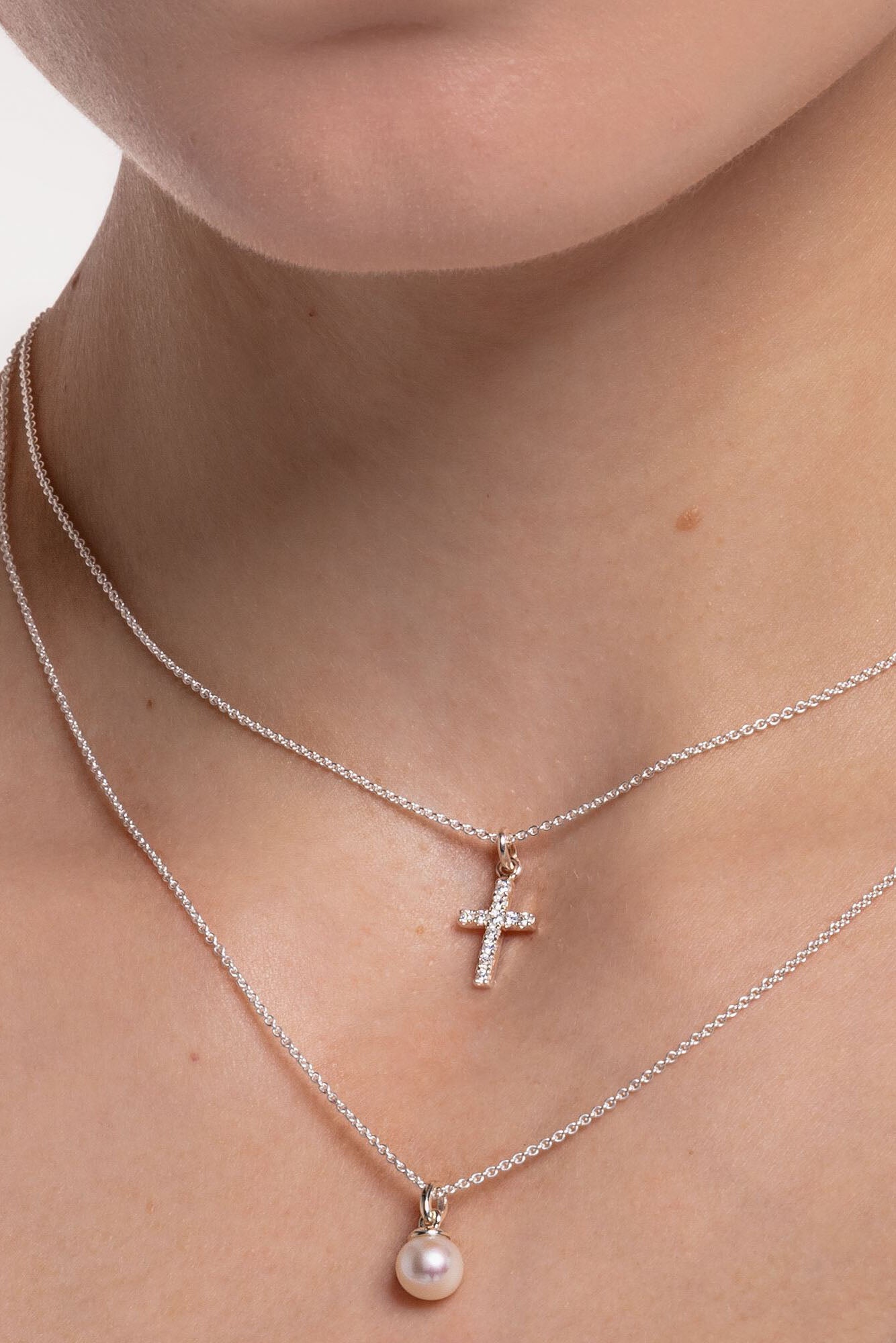 Thomas Sabo Cross Pave ristiriipus kaulakoru Säädettävä:38/45cm