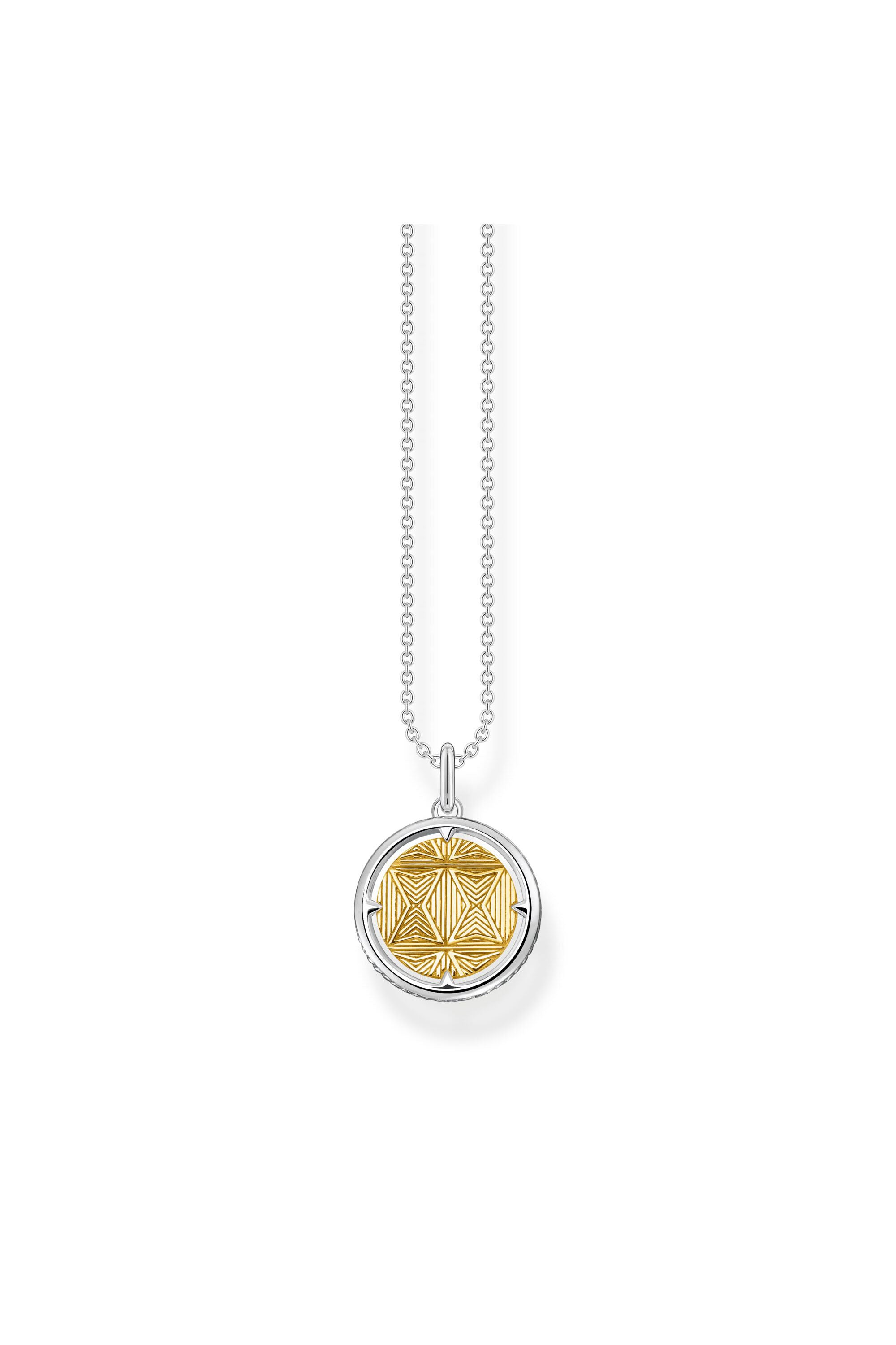 Thomas Sabo Elämänpuu kullattu amuletti hopeinen kaulakoru Default Title