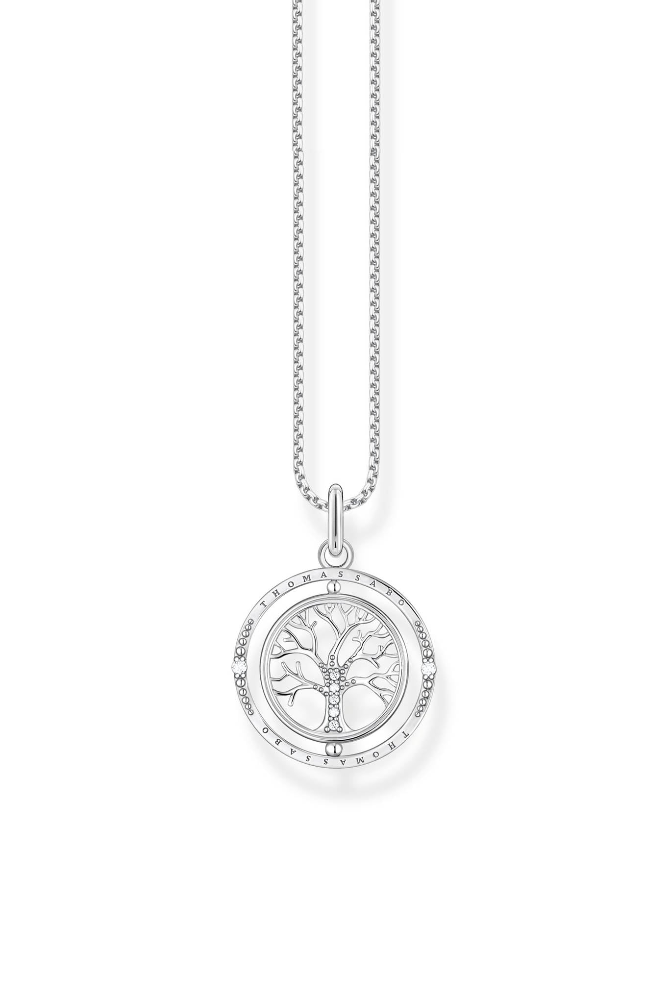 Thomas Sabo Tree of love hopeinen kaulakoru Säädettävä:40/45cm