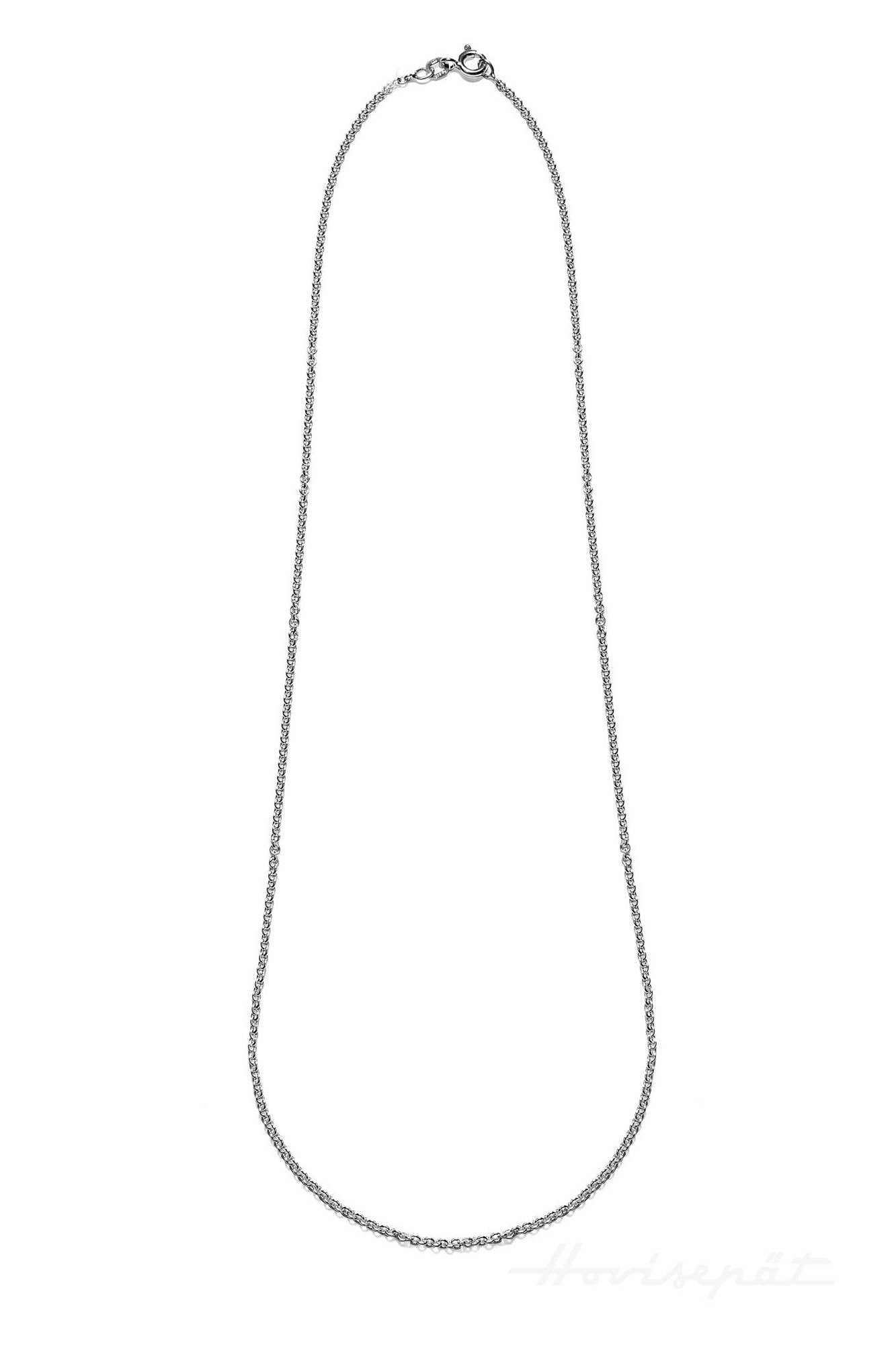 Hopeinen riipusketju ankkuri 1,45mm