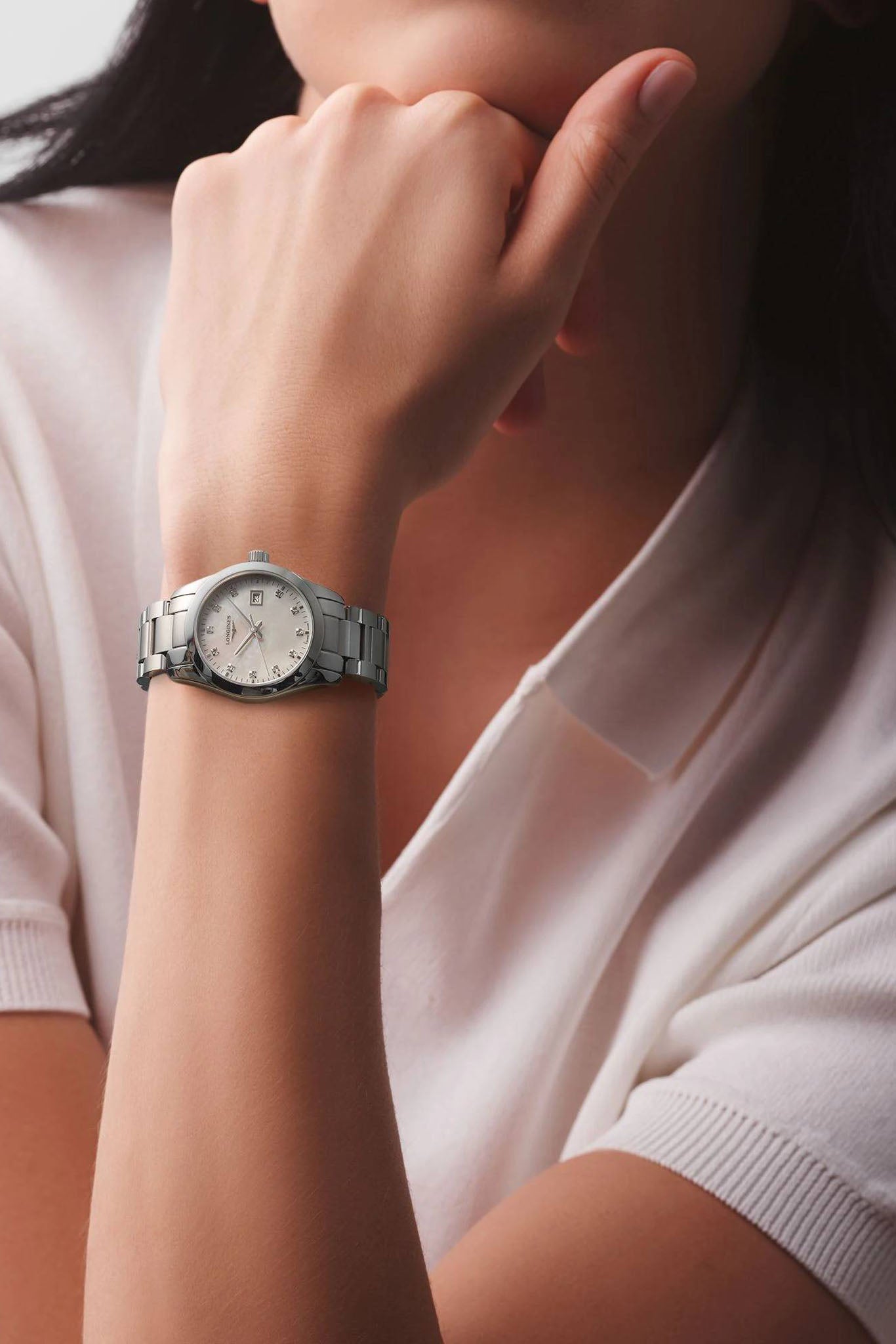 Longines Conquest Classic diamond naisten rannekello Default Title