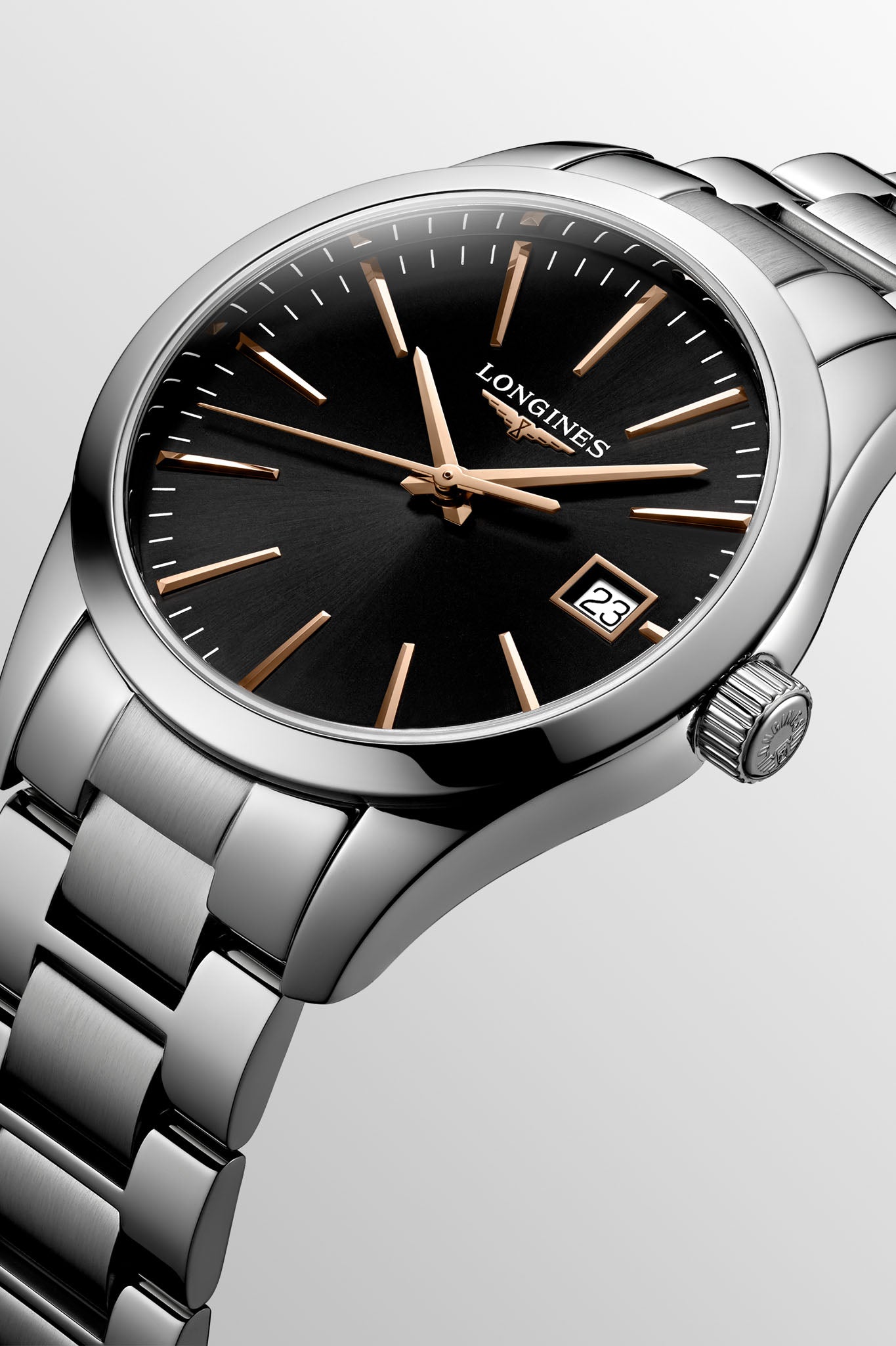 Longines Conquest Classic black naisten rannekello Default Title
