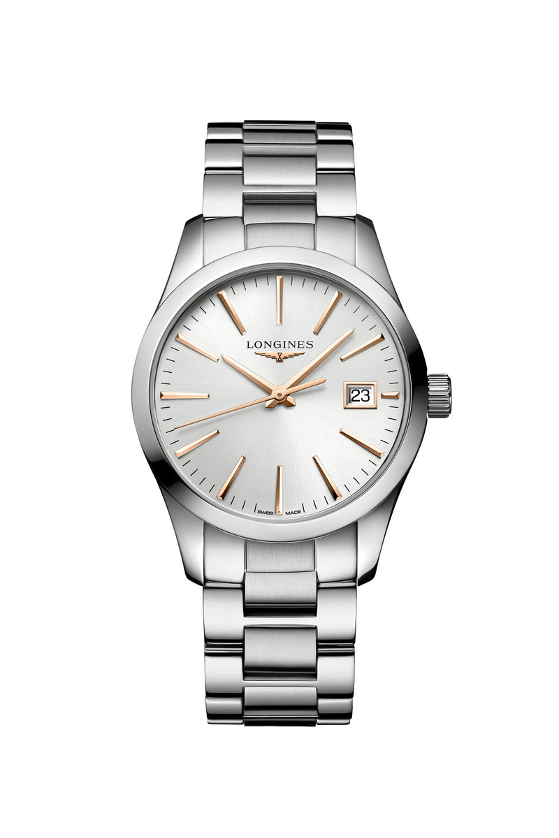 Longines Conquest Classic silver naisten rannekello L2.386.4.72.6 tuotekuva