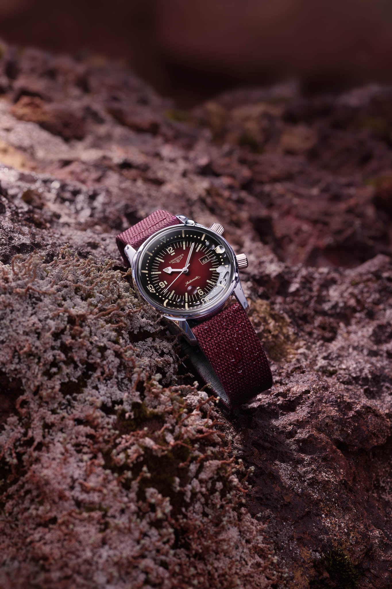 Longines Legend Diver 36 red rannekello Default Title