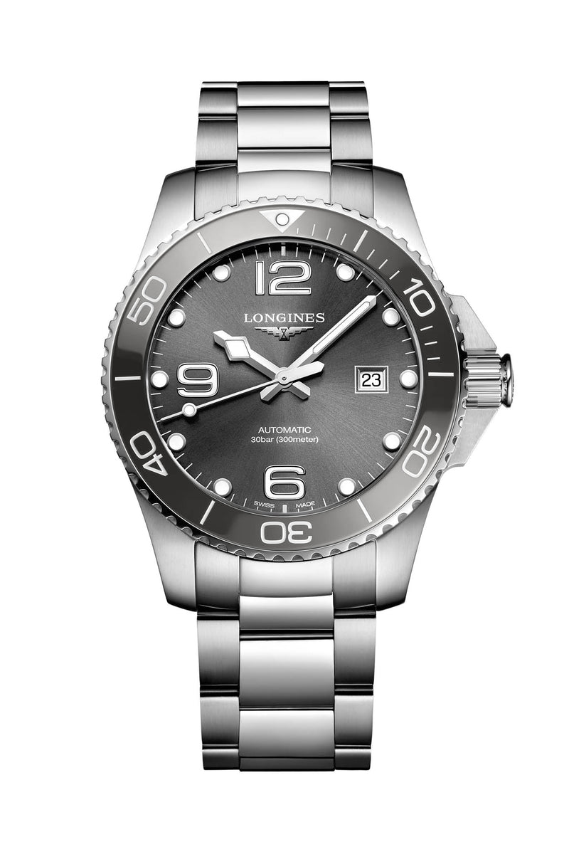 Longines Hydroconquest 43 ceramic miesten rannekello L3.782.4.76.6 tuotekuva