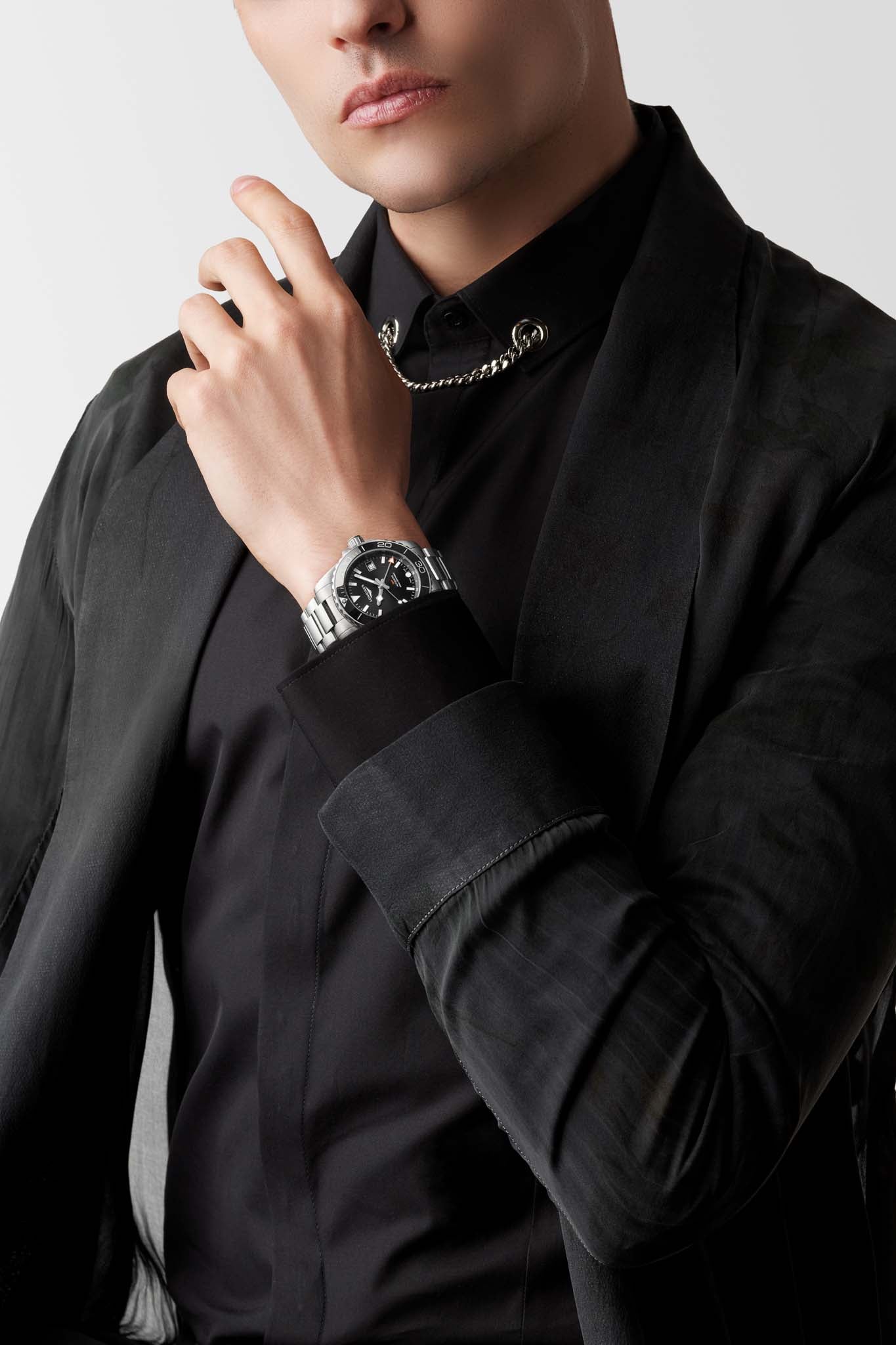 Longines Hydroconquest GMT rannekello