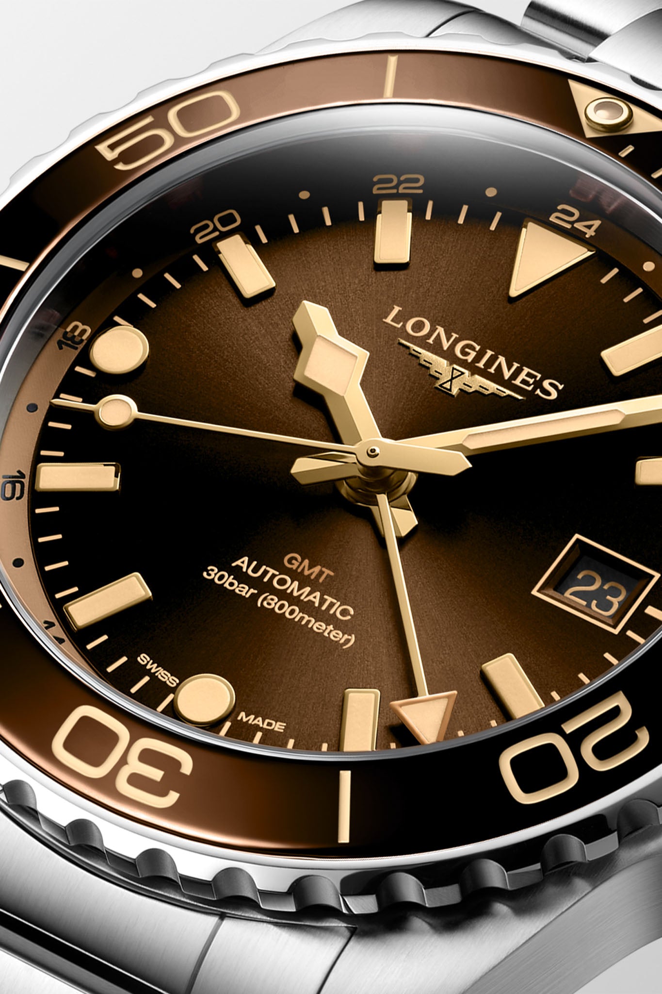 Longines Hydroconquest GMT rannekello