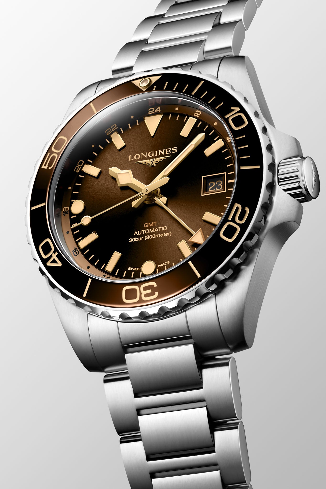 Longines Hydroconquest GMT rannekello