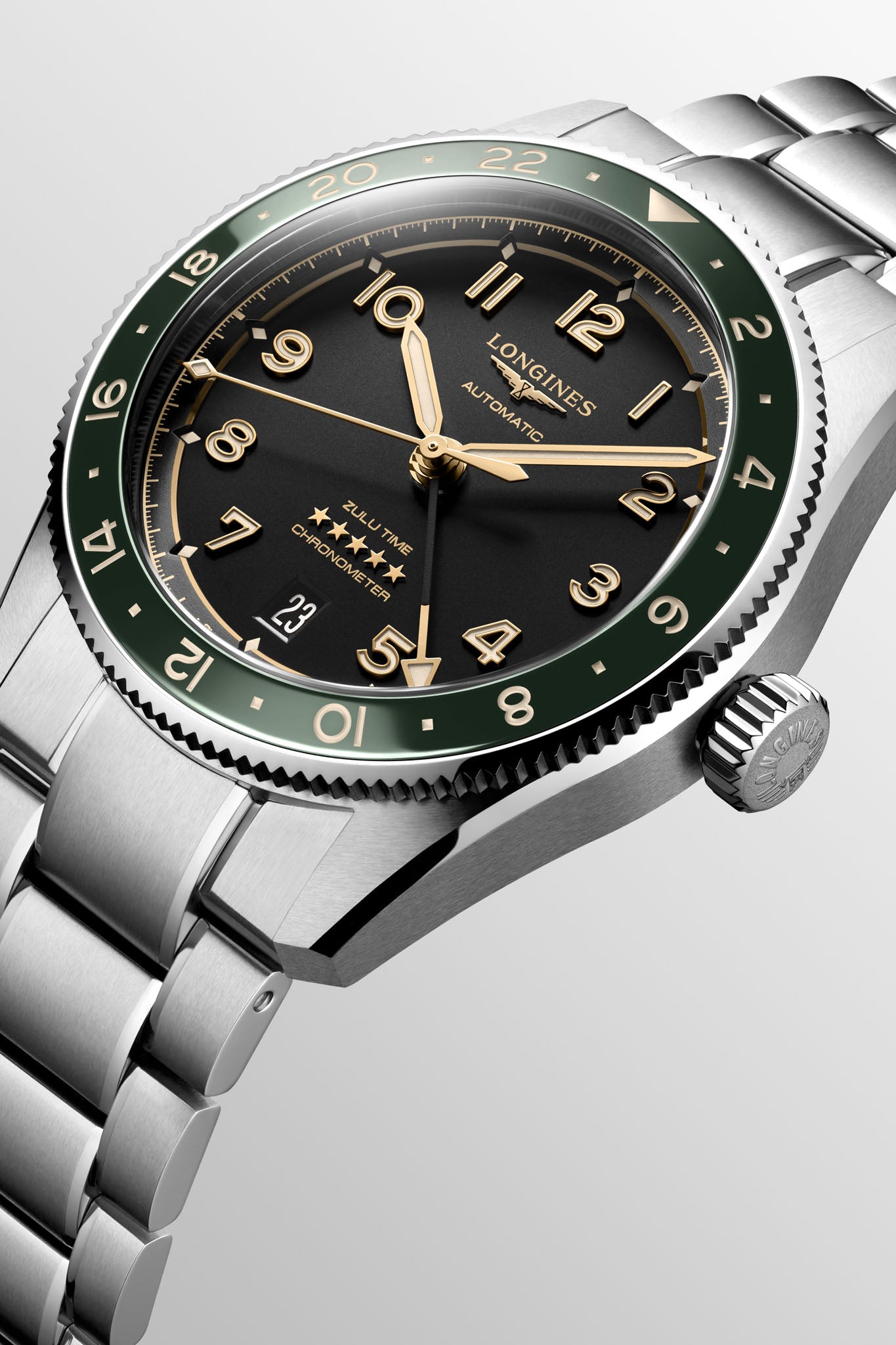 Longines Spirit Zulu Time 39 rannekello