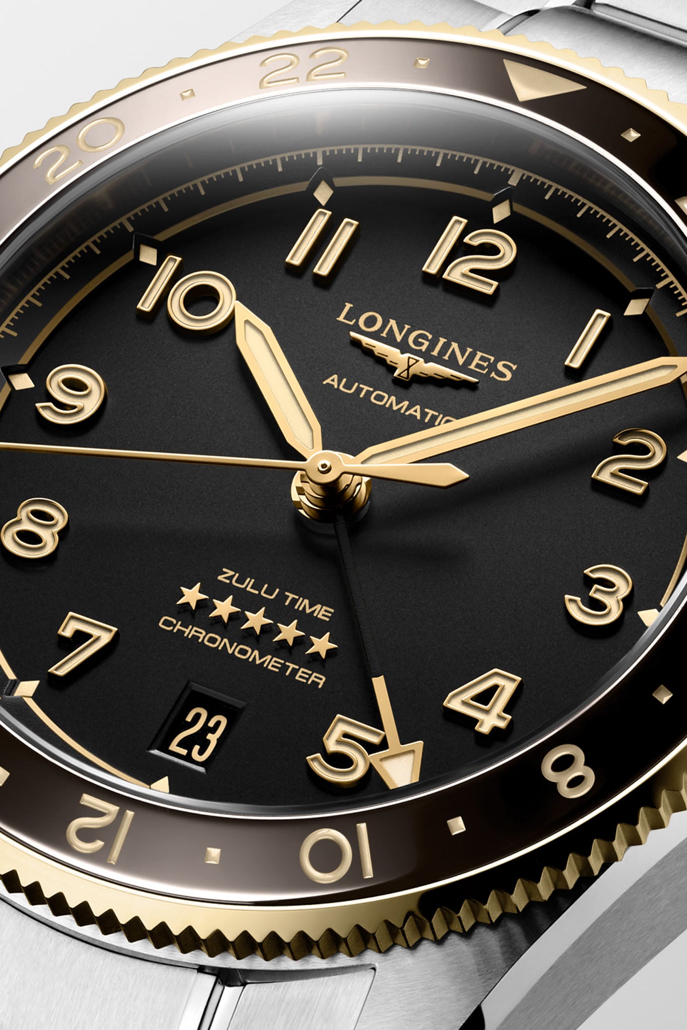 Longines Spirit 39 Zulu Time rannekello