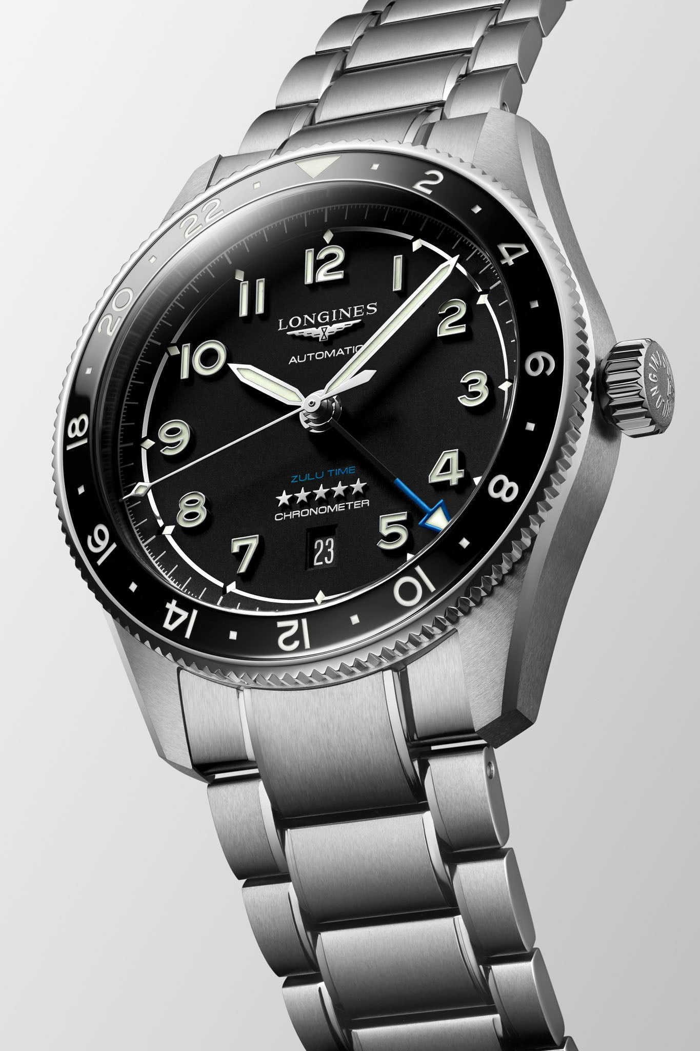 Longines Spirit Zulu Time miesten rannekello Default Title