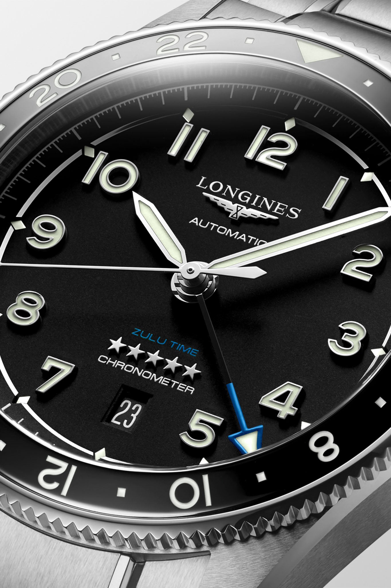 Longines Spirit Zulu Time miesten rannekello Default Title