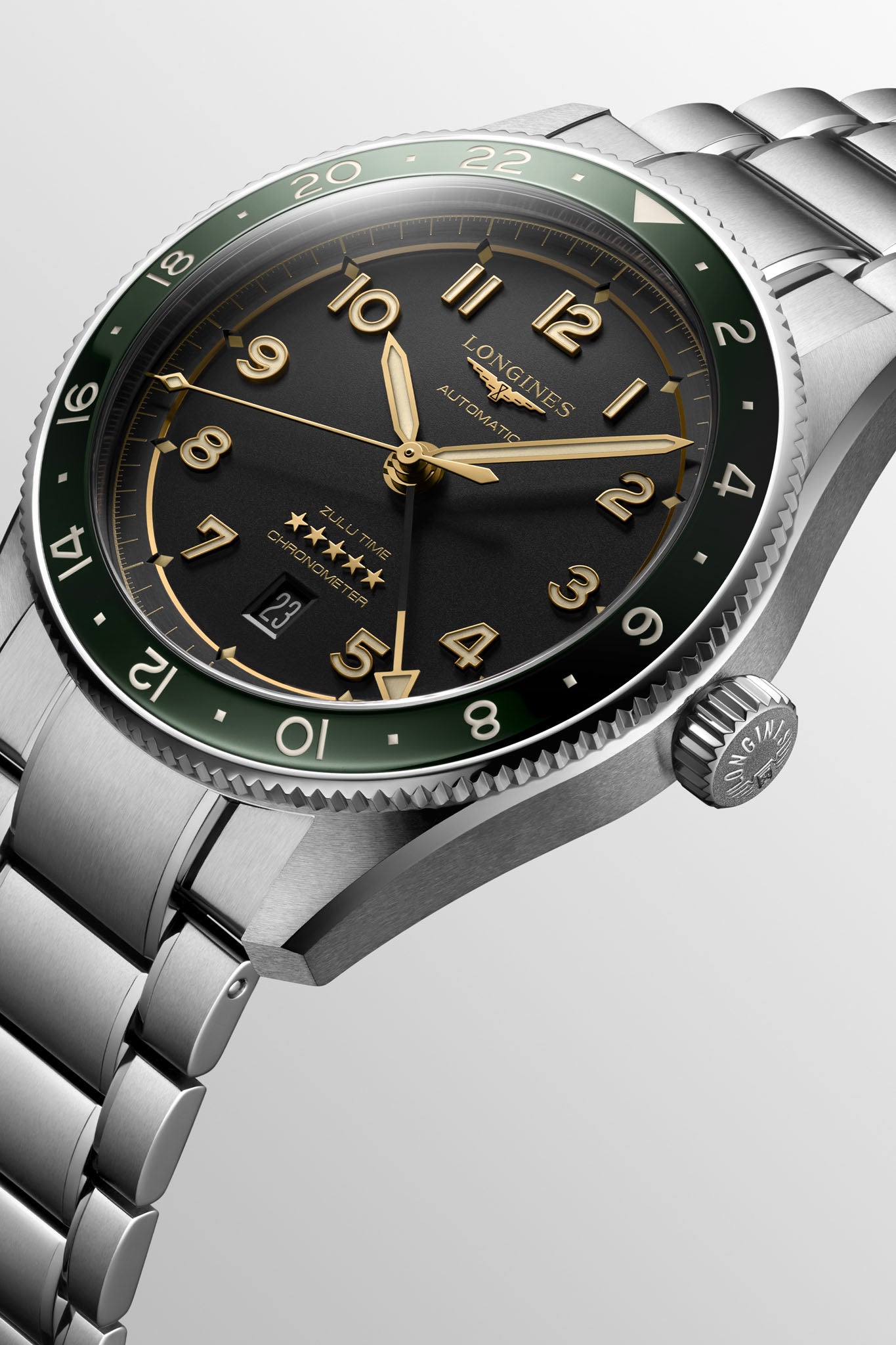 Longines Spirit Zulu Time miesten rannekello Default Title