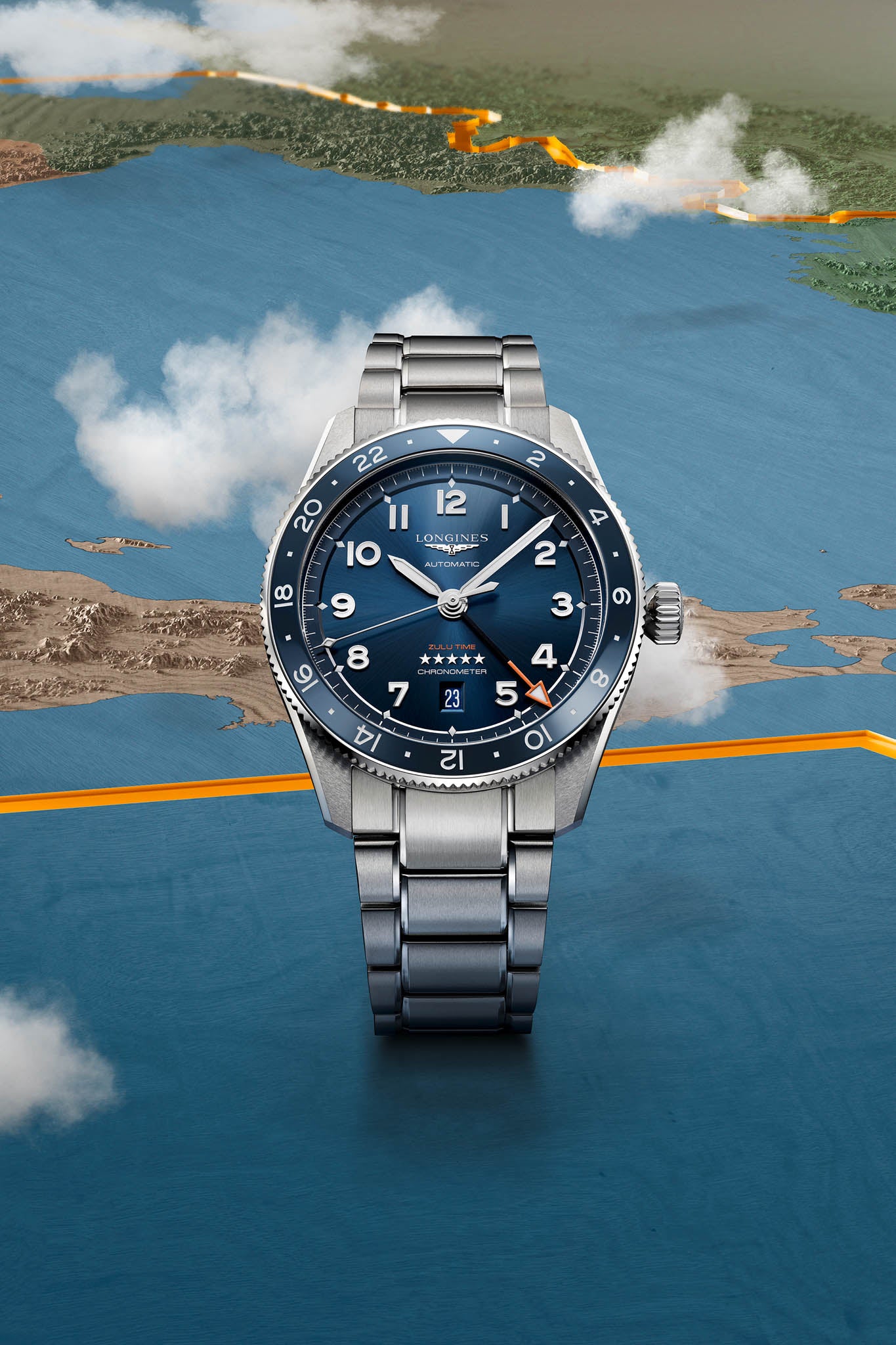 Longines Spirit Zulu miesten rannekello Default Title