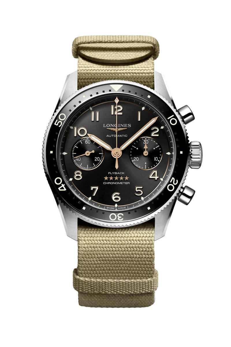 Longines Spirit Flyback Chrono rannekello L3.821.4.53.9 tuotekuva