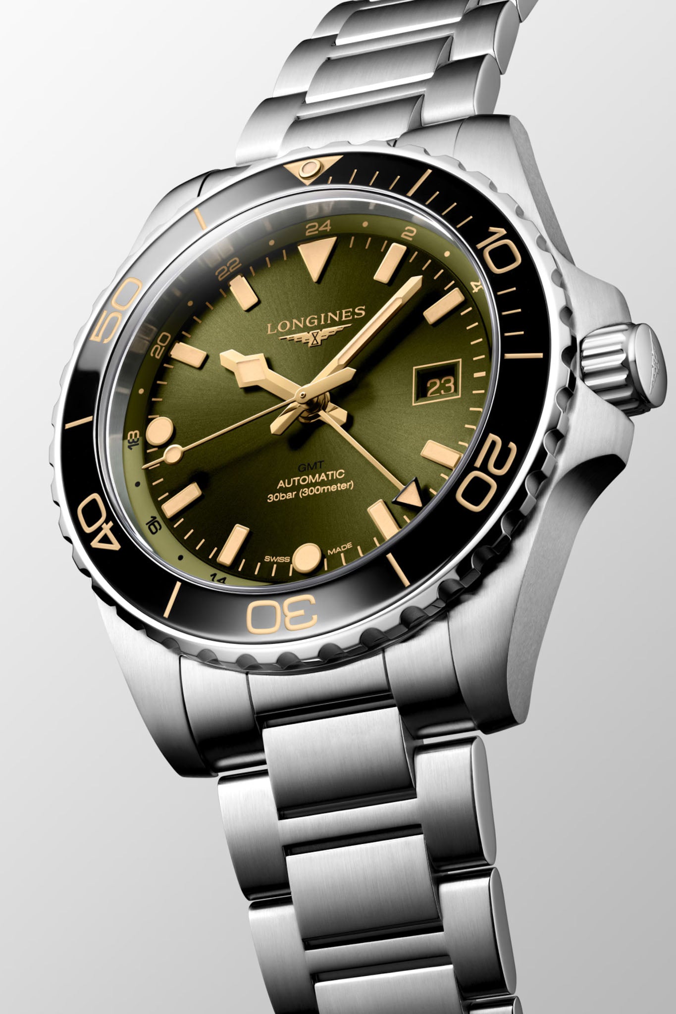 Longines Hydroconquest GMT 43 rannekello