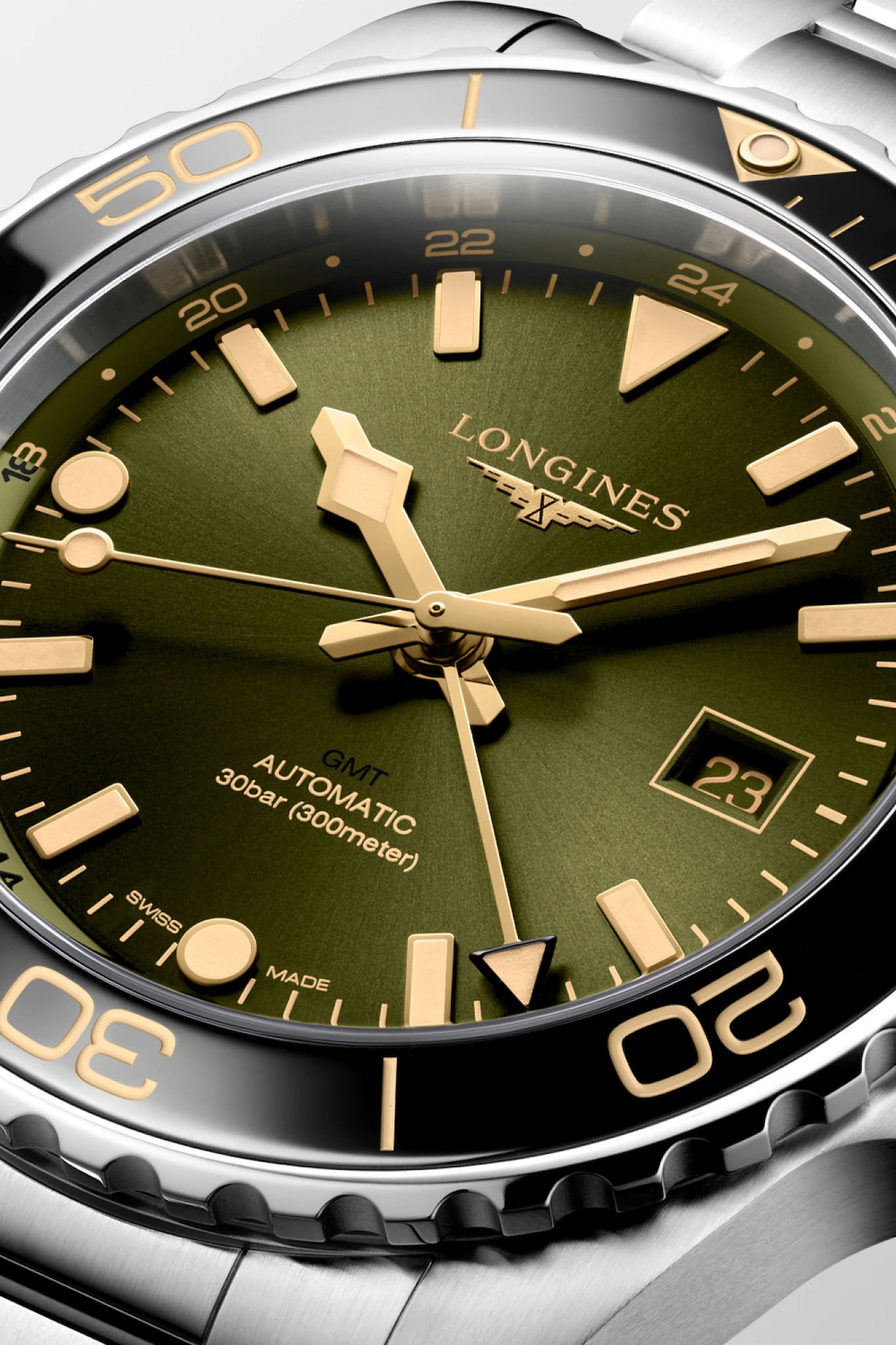 Longines Hydroconquest GMT 43 rannekello