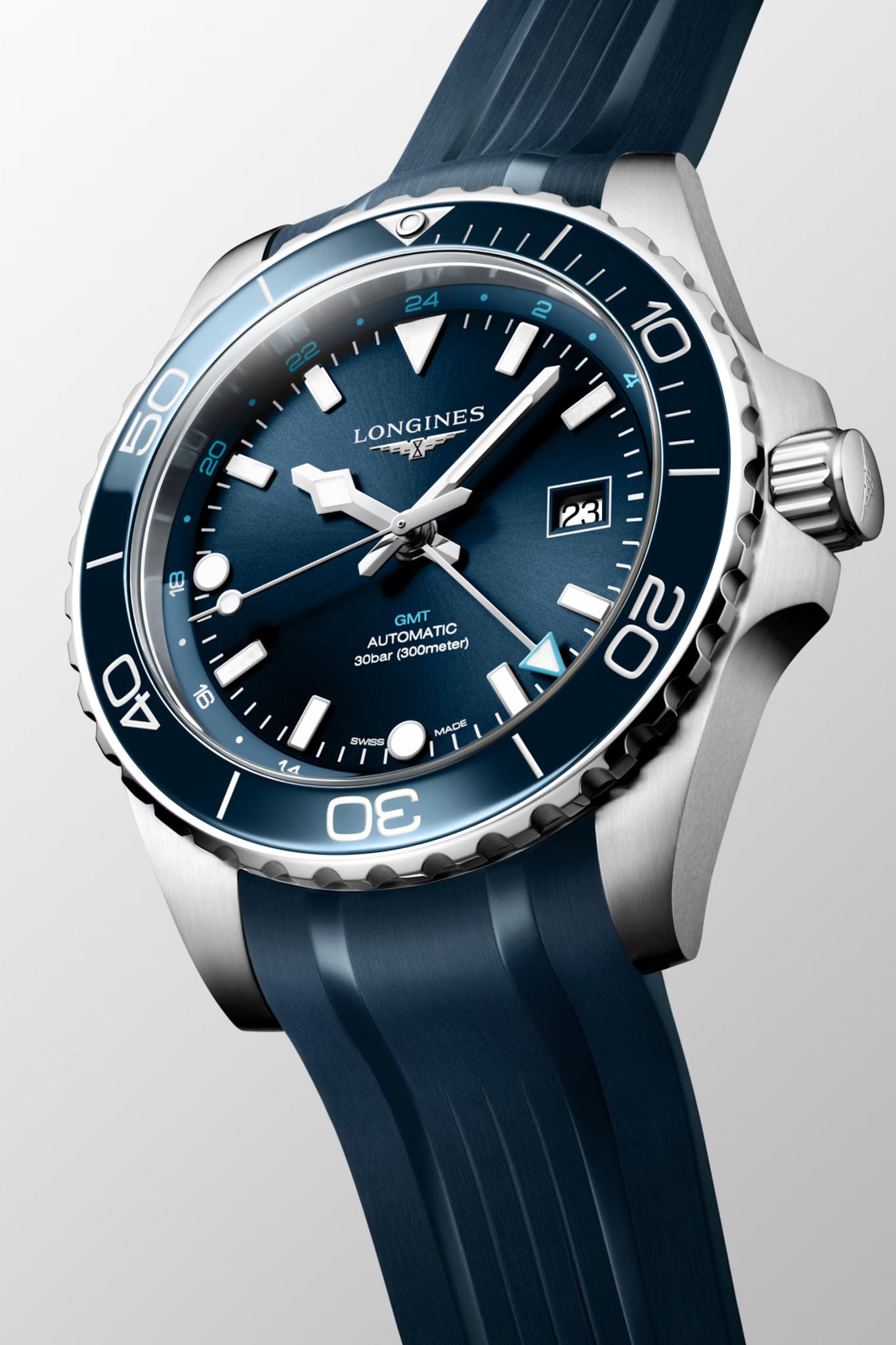 Longines Hydroconquest GMT 43 rannekello