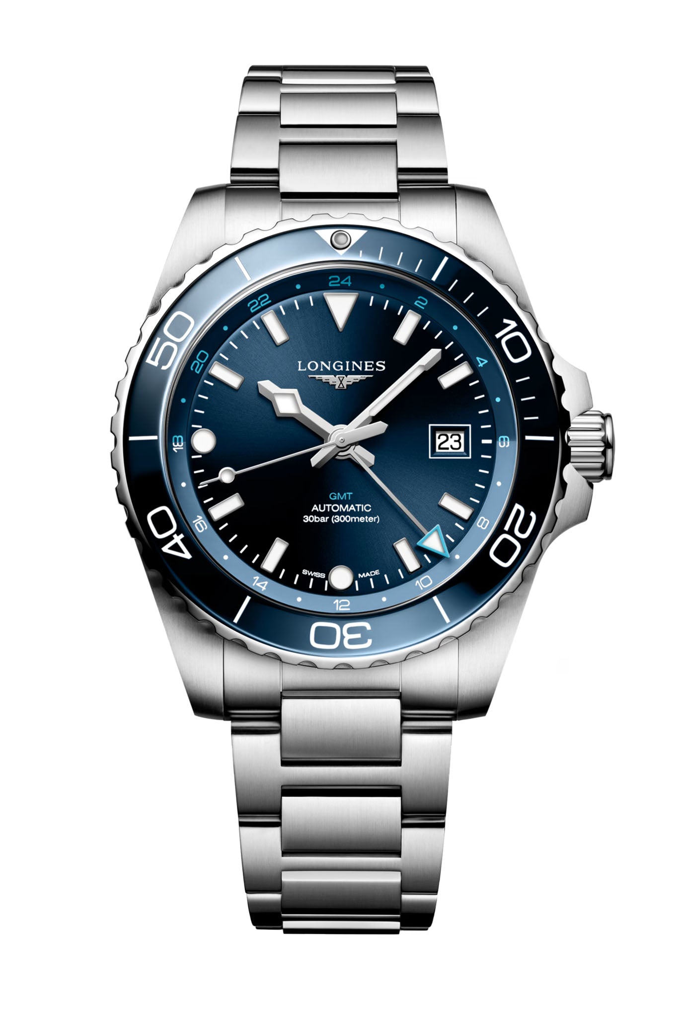 Longines Hydroconquest GMT 43 rannekello