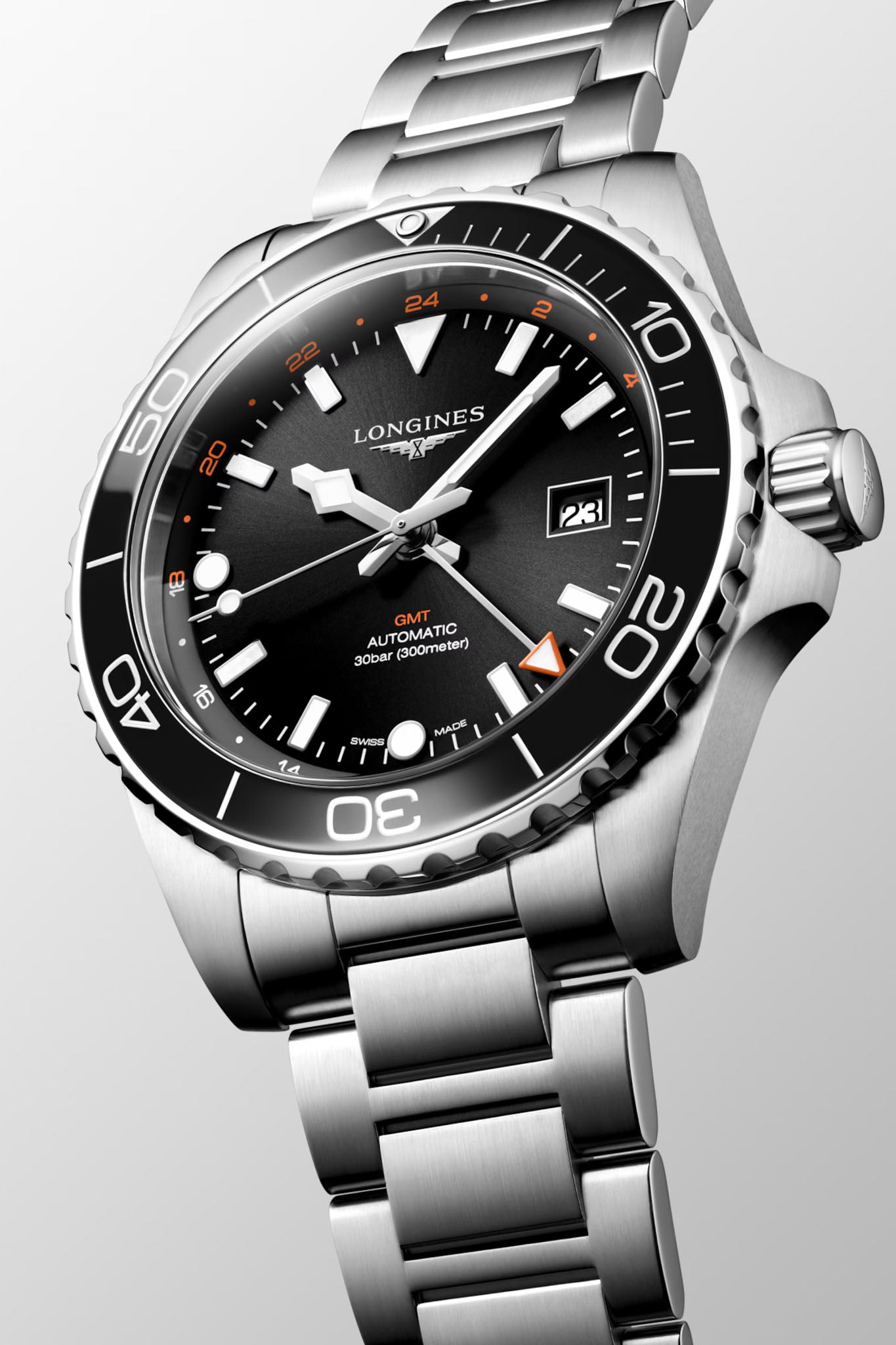 Longines Hydroconquest GMT 43 rannekello