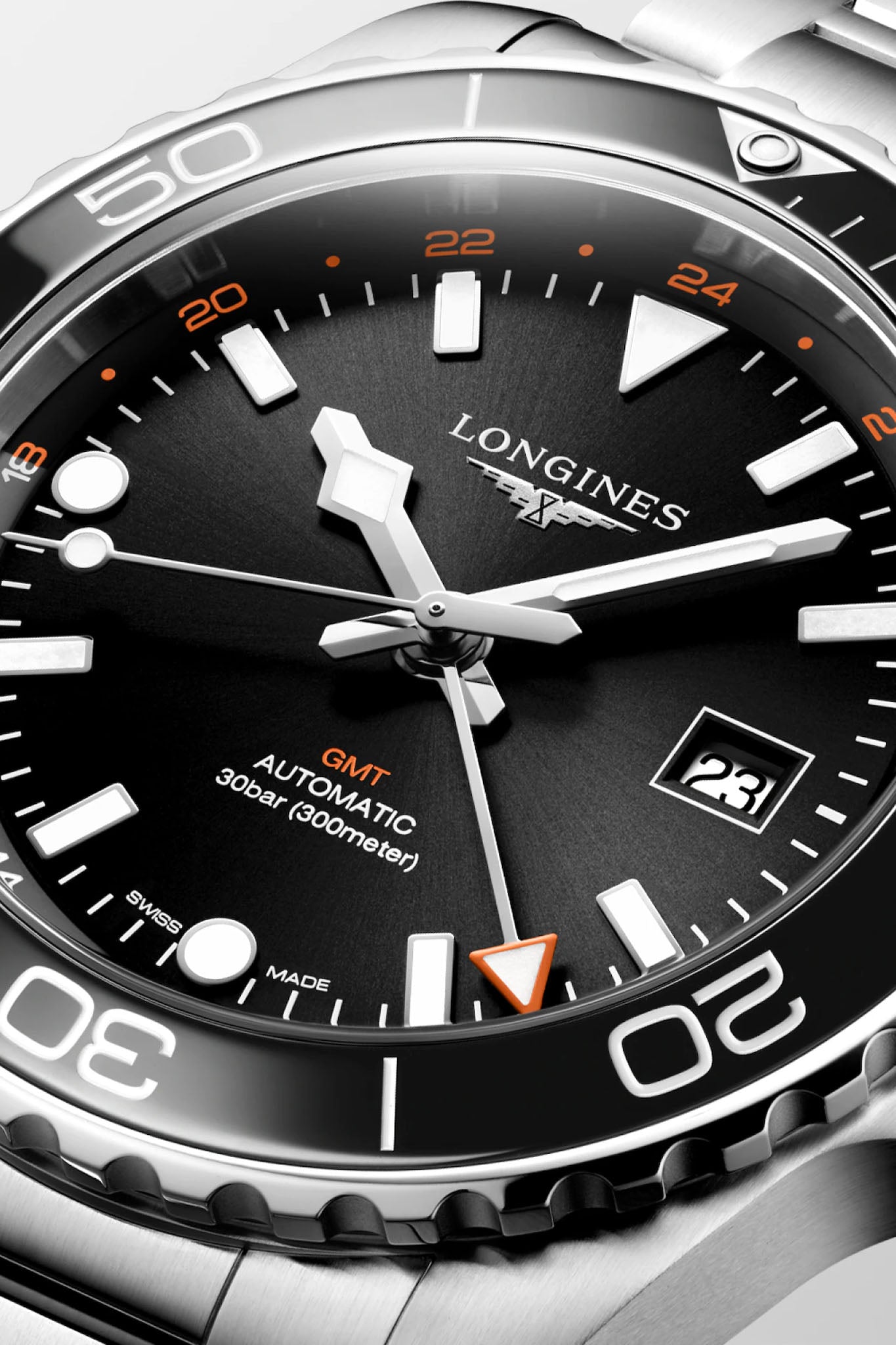 Longines Hydroconquest GMT 43 rannekello