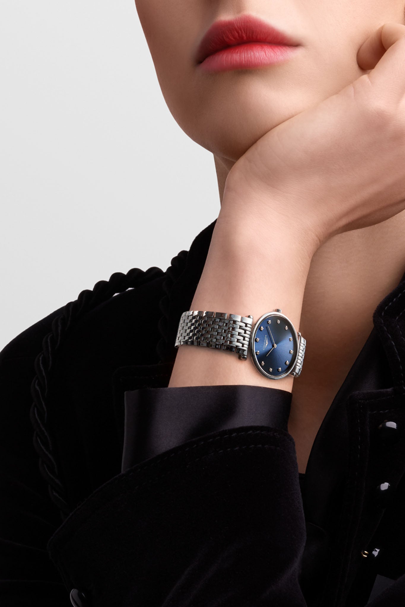 Longines La Grande Classique blue diamond naisten rannekello Default Title