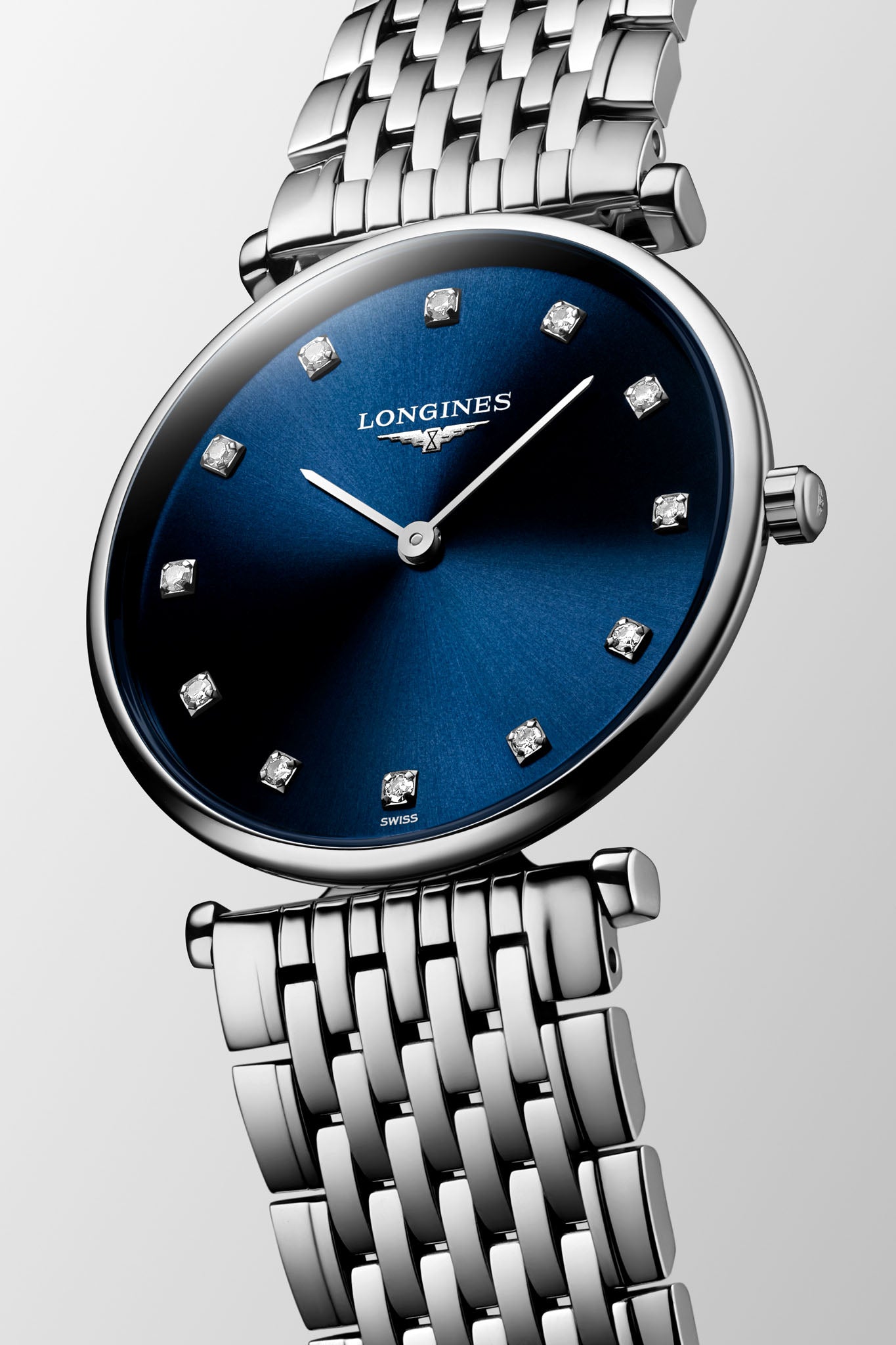 Longines La Grande Classique blue diamond naisten rannekello Default Title