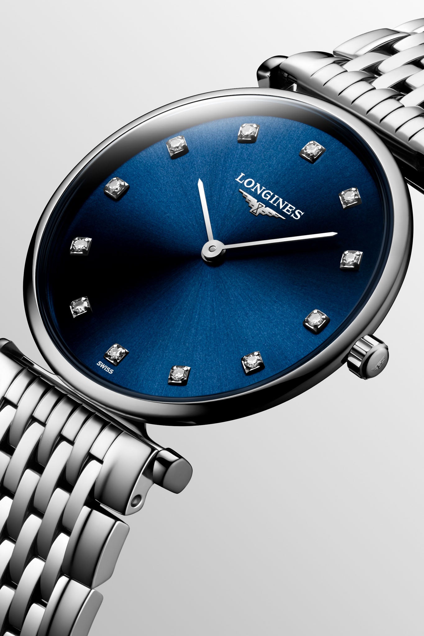 Longines La Grande Classique blue diamond naisten rannekello Default Title