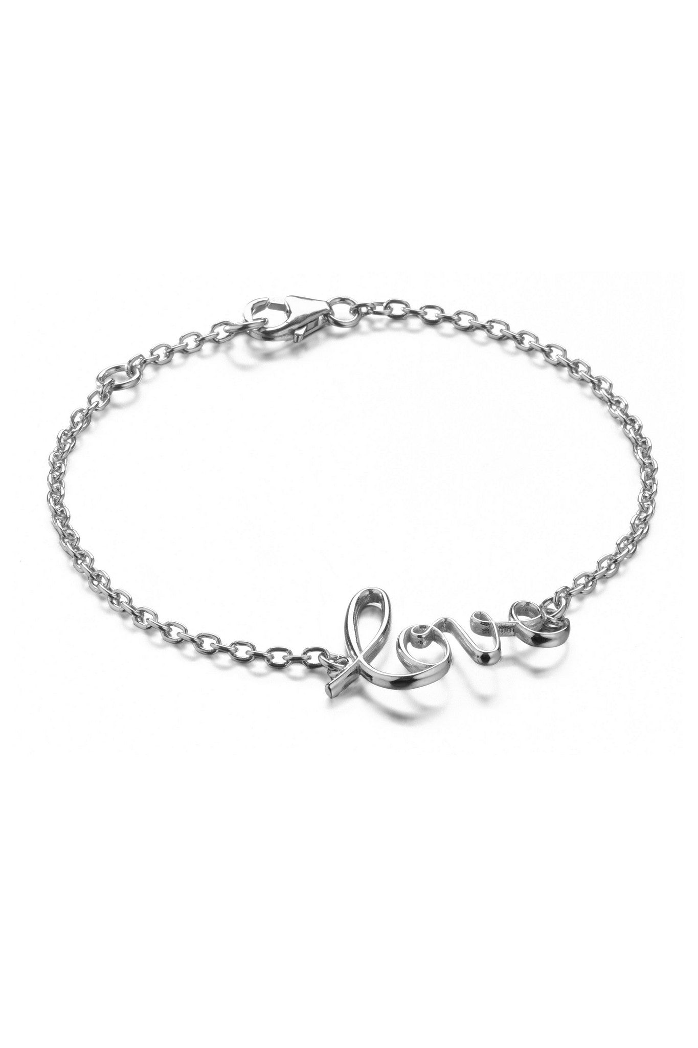 Lumoava Love rannekoru Säädettävä:18/19,5cm