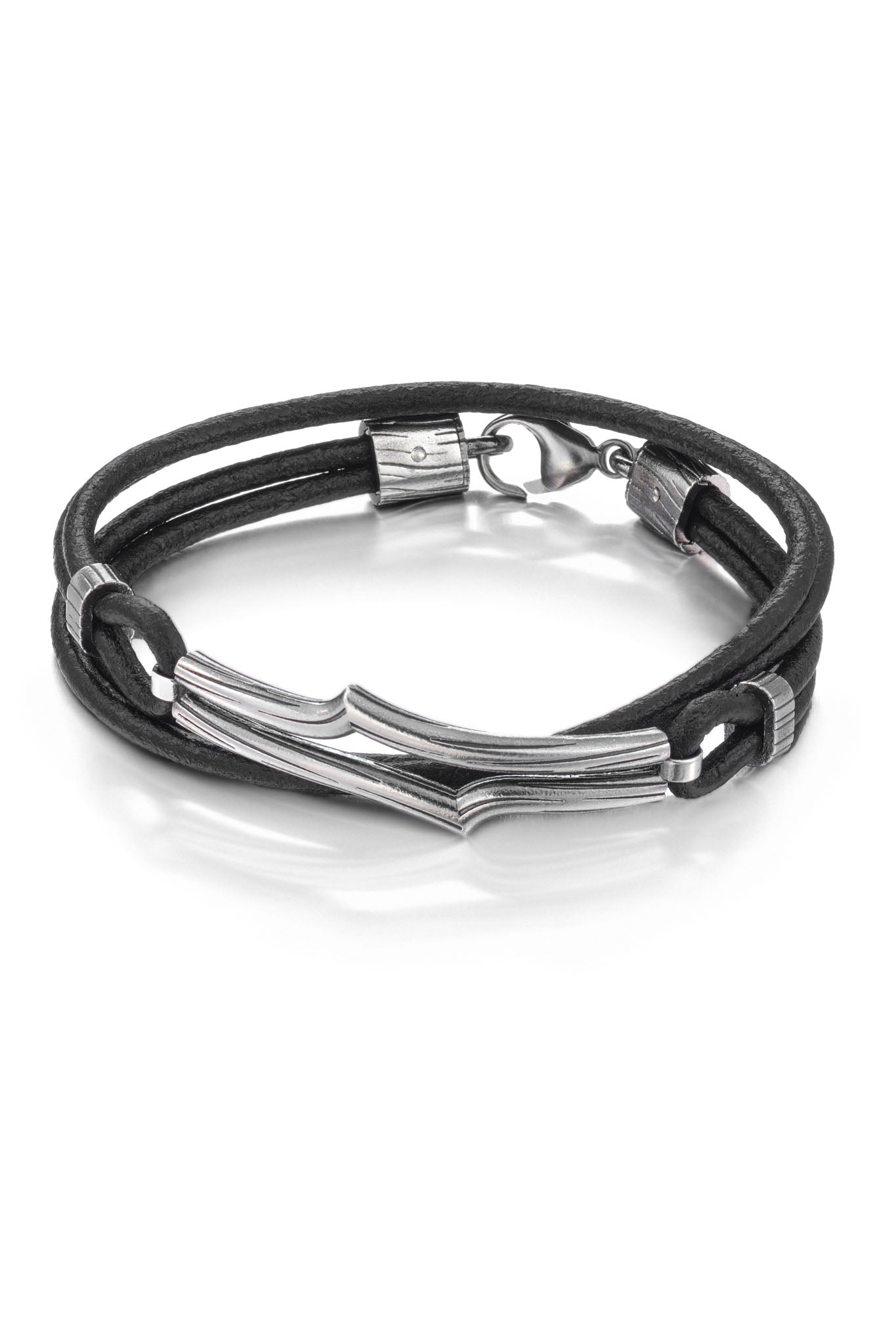 Lumoava Vaellus musta rannekoru 19,5cm