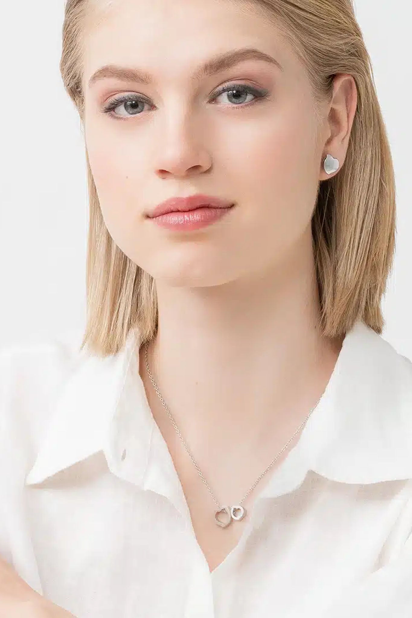 Lumoava Hali hopeinen kaulakoru