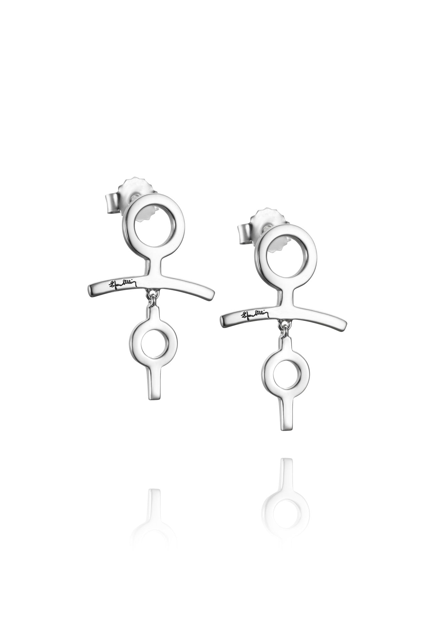 Efva Attling Little Feminine hopeiset korvakorut