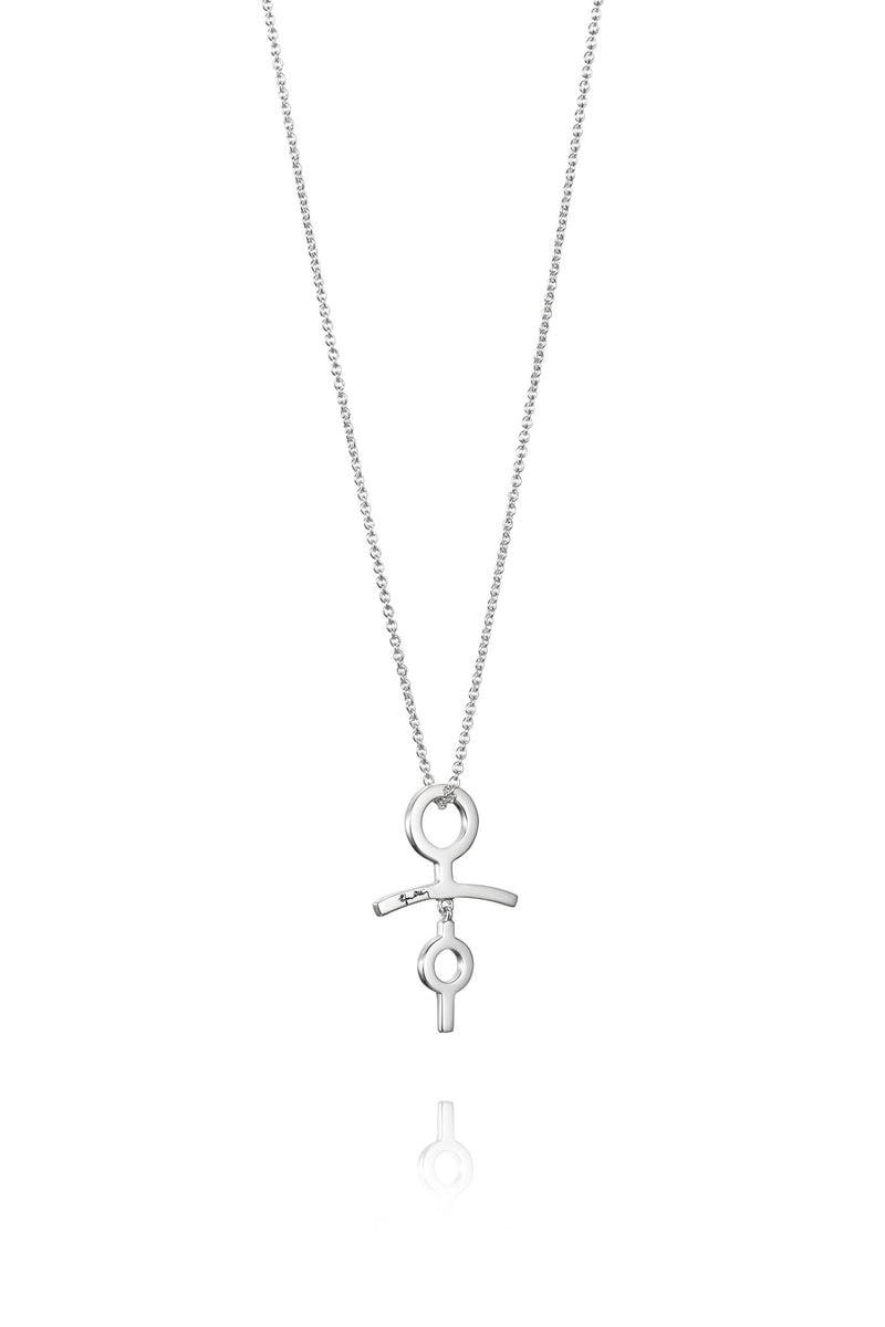 Efva Attling Little Feminine Pendant hopeinen kaulakoru 11-100-01345 tuotekuva