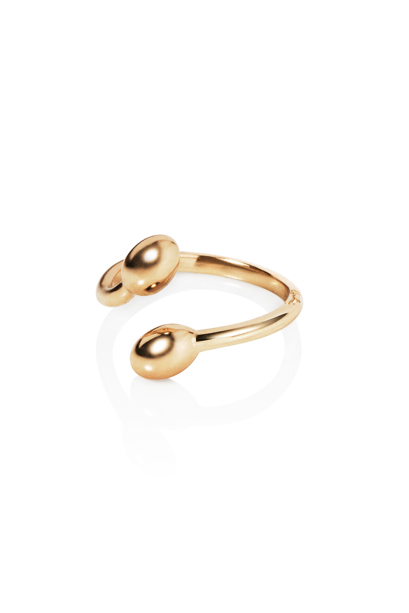 Efva Attling Love Bead Twin Ring kultainen sormus