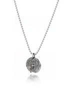 Lumoava Toivo hopeinen kolikkokaulakoru