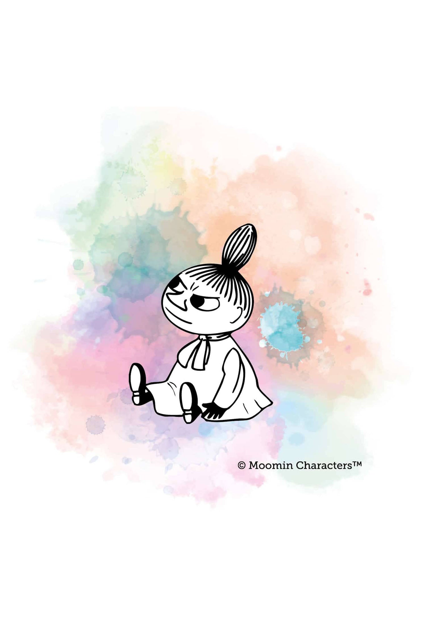 Lumoava x Moomin Pikku Myy hopeinen kaulakoru Säädettävä:45/50cm