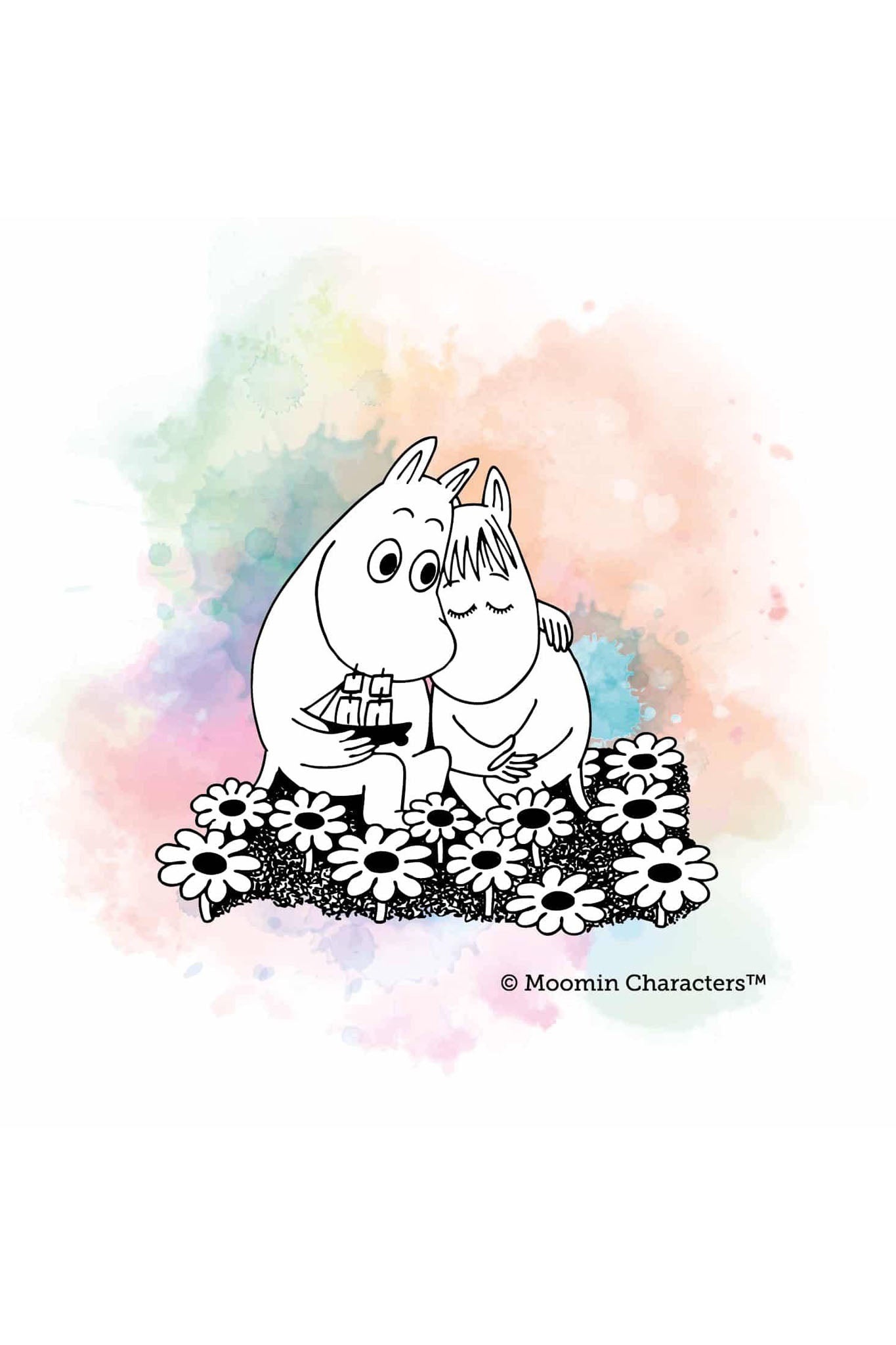 Lumoava x Moomin Rakkaus kultainen kaulakoru 45cm