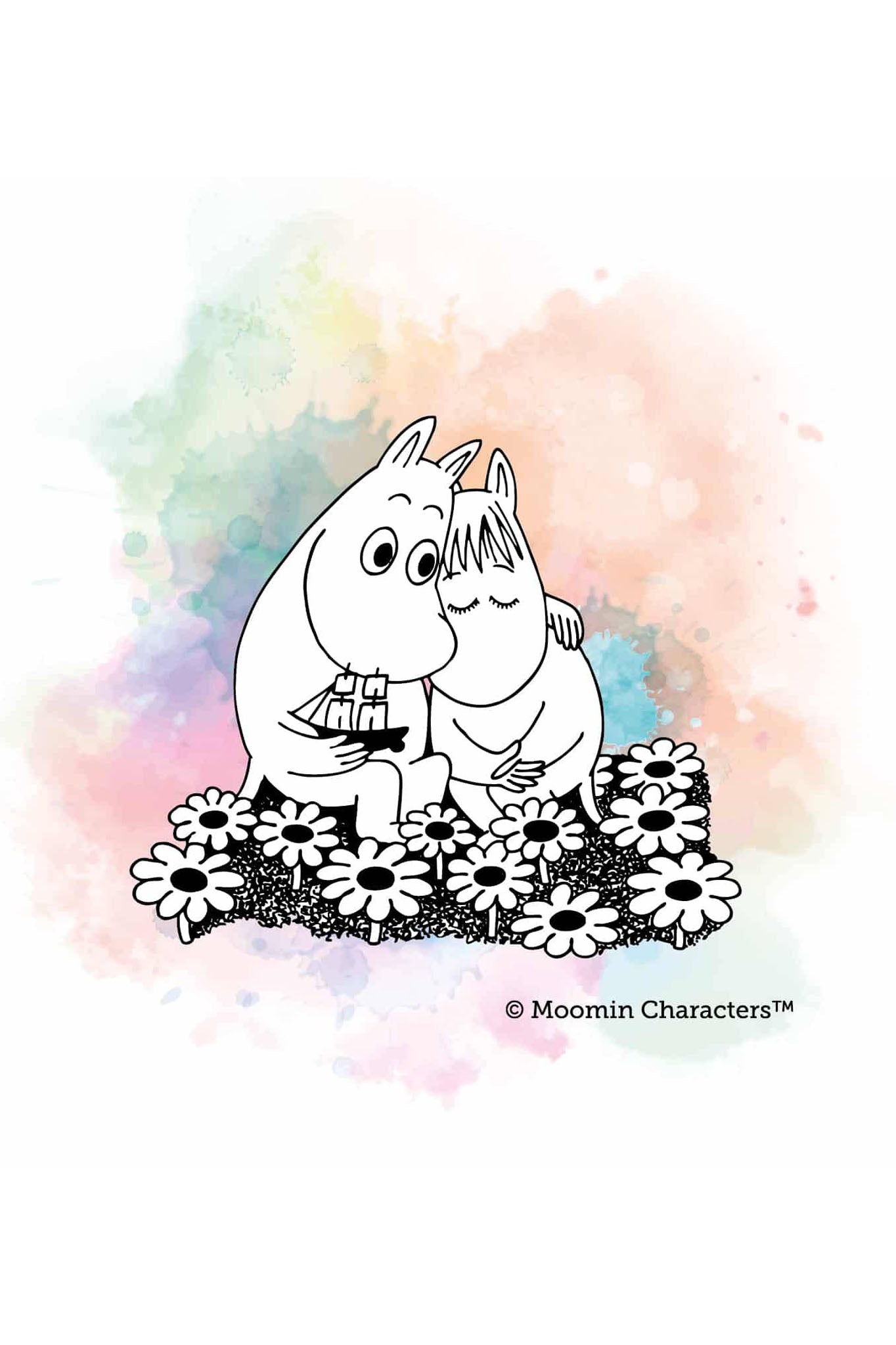 Lumoava x Moomin Rakkaus kultainen kaulakoru 50cm