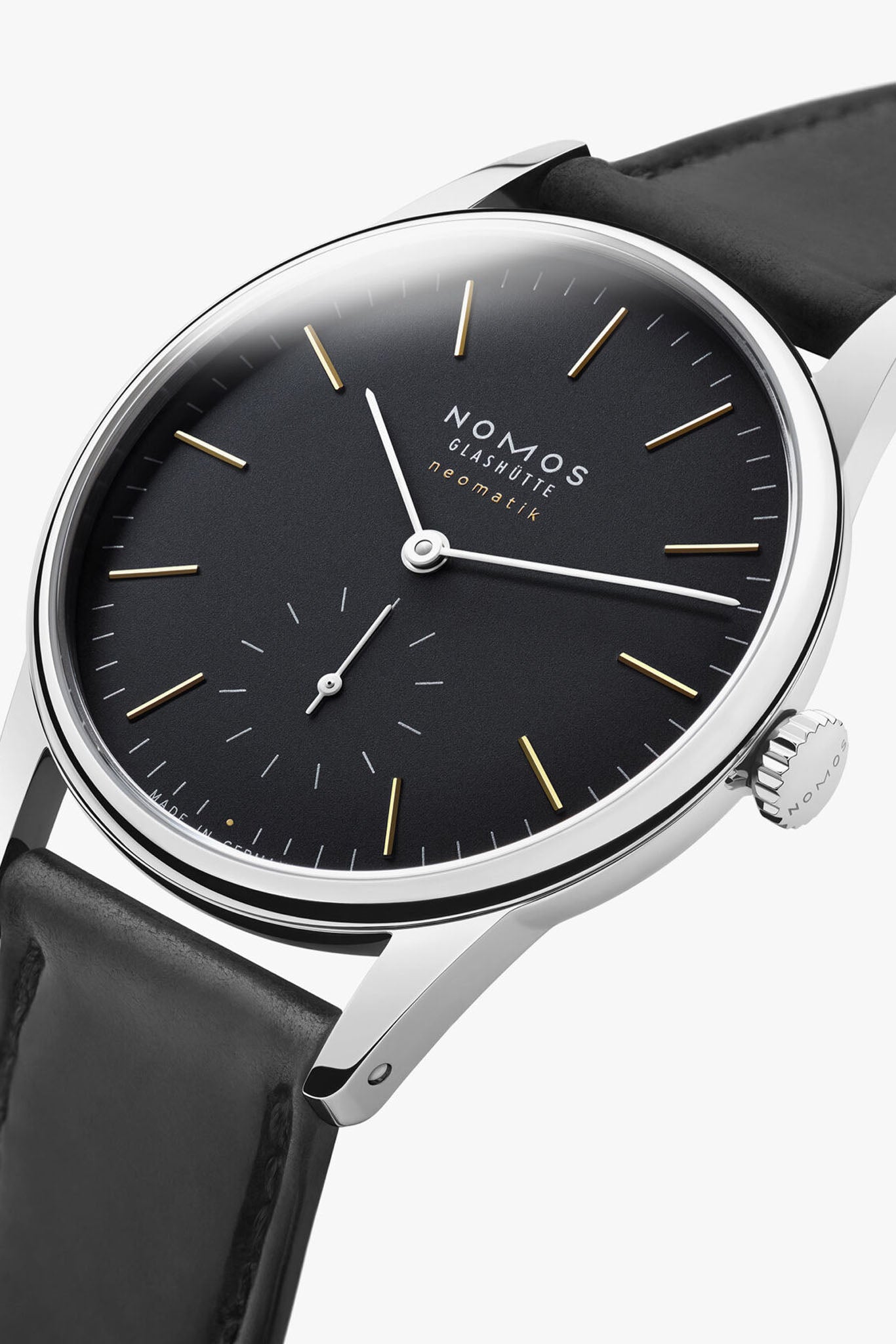 Nomos Glashütte Orion Neomatik New Black rannekello