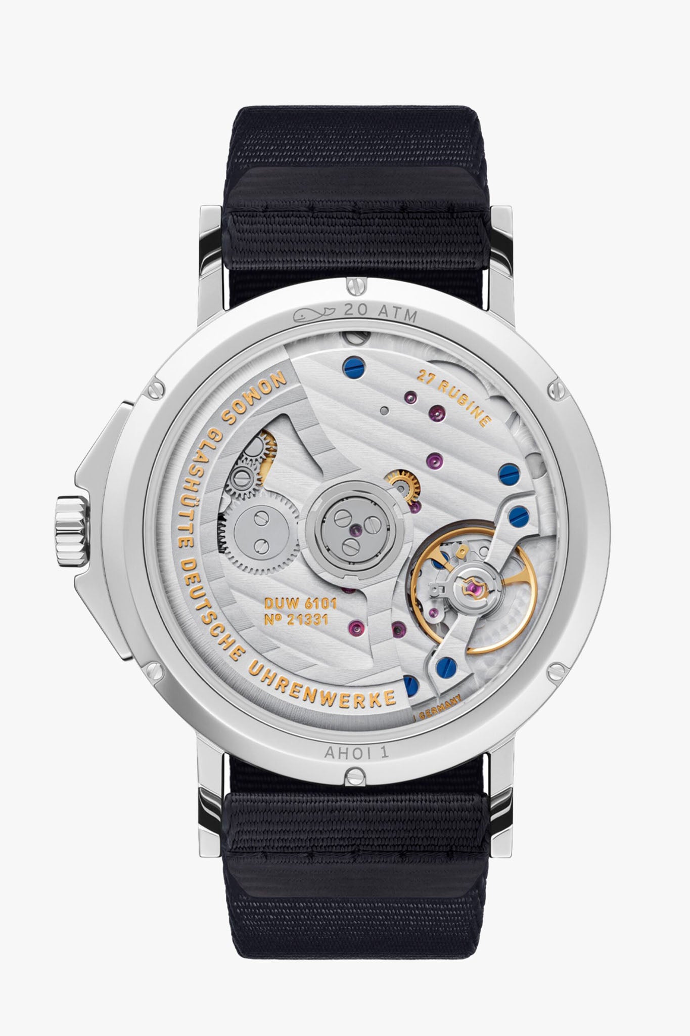 Nomos Glashütte Ahoi Neomatik 38 Date Sky rannekello