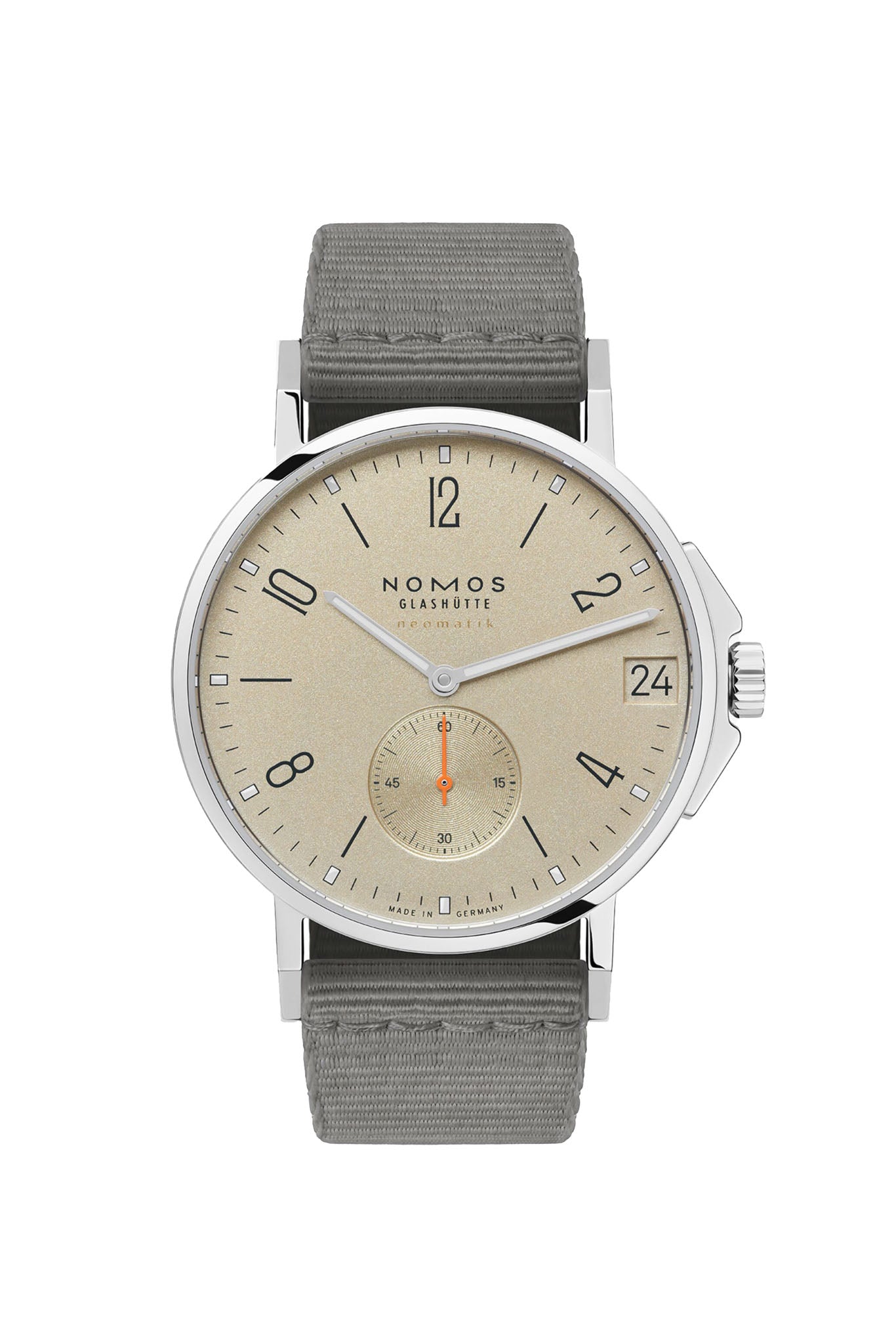 Nomos Glashütte Ahoi Neomatik 38 Date Sand rannekello