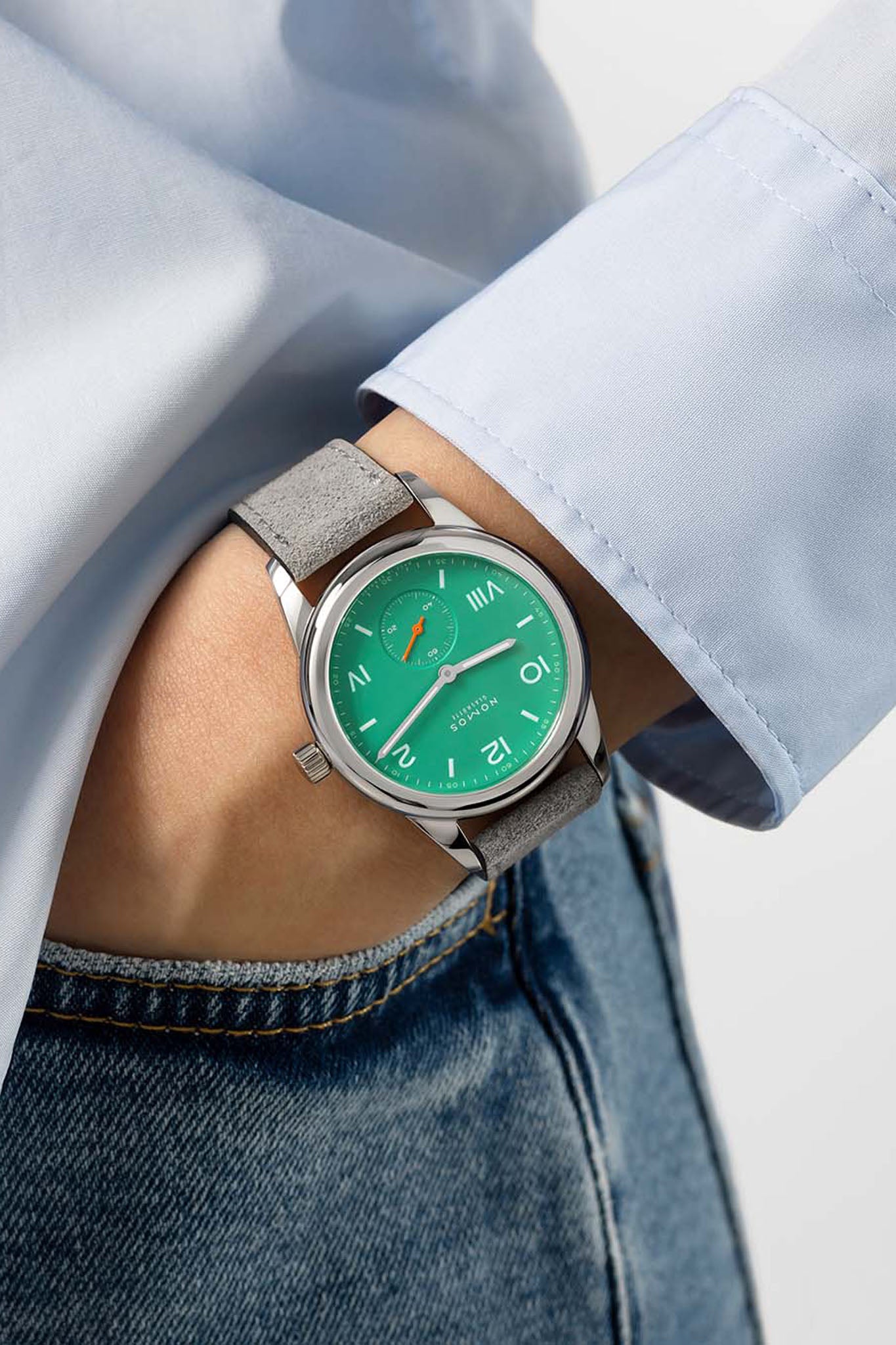 Nomos Club Campus 36 Electric Green rannekello Default Title
