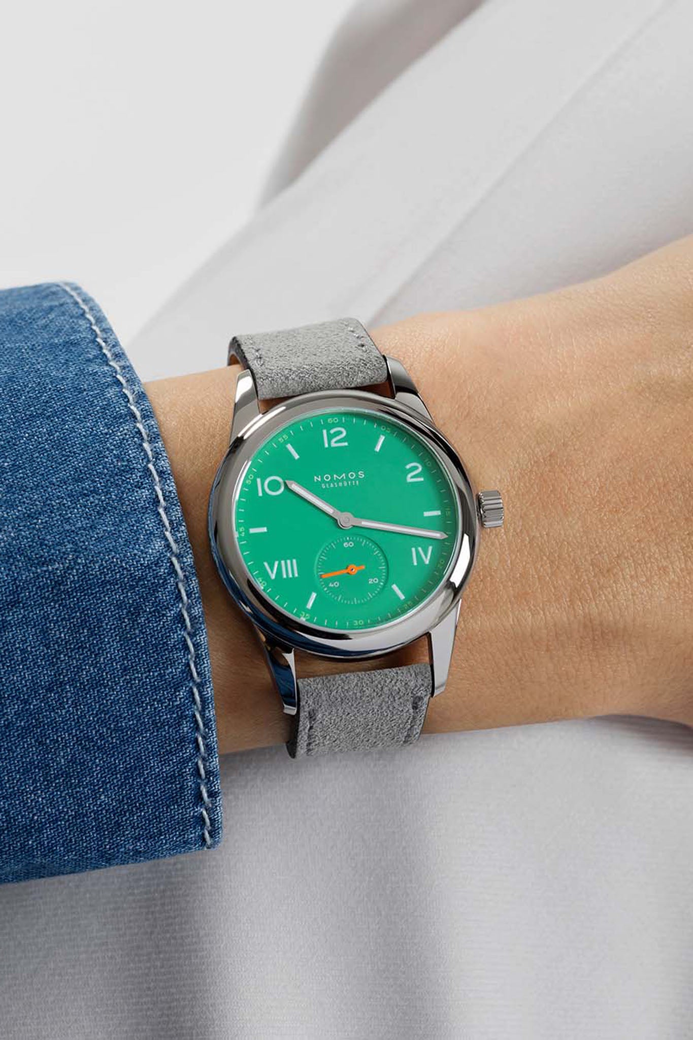 Nomos Club Campus 36 Electric Green rannekello Default Title