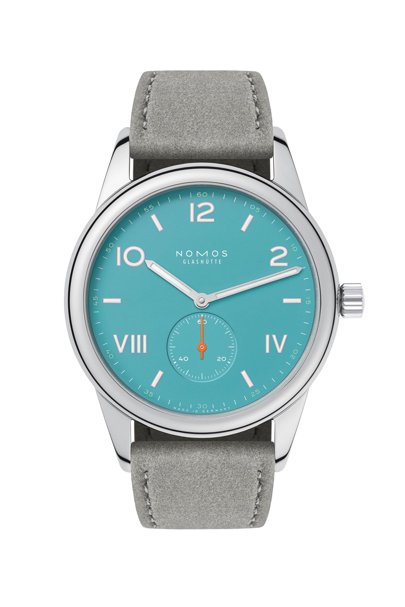 Nomos Glashütte Club Campus 38 Endless Blue rannekello