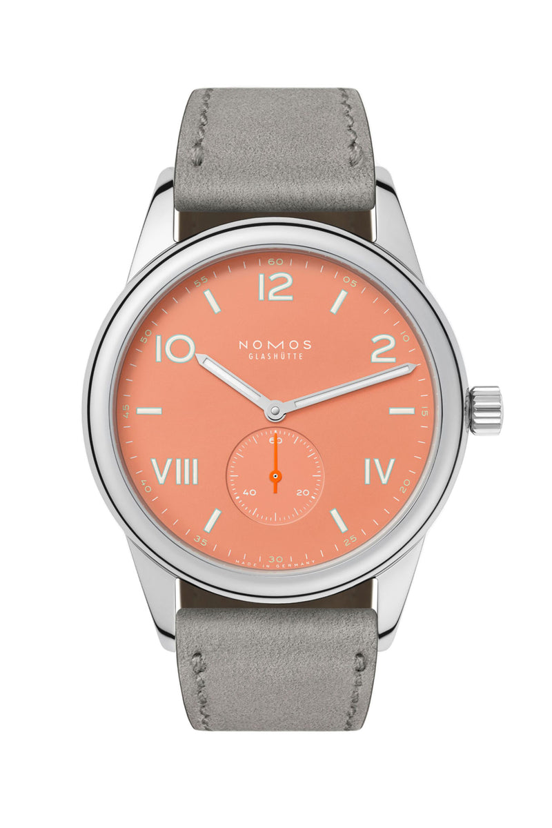 Nomos Glashütte Club Campus 38 Cream Coral rannekello 725 tuotekuva
